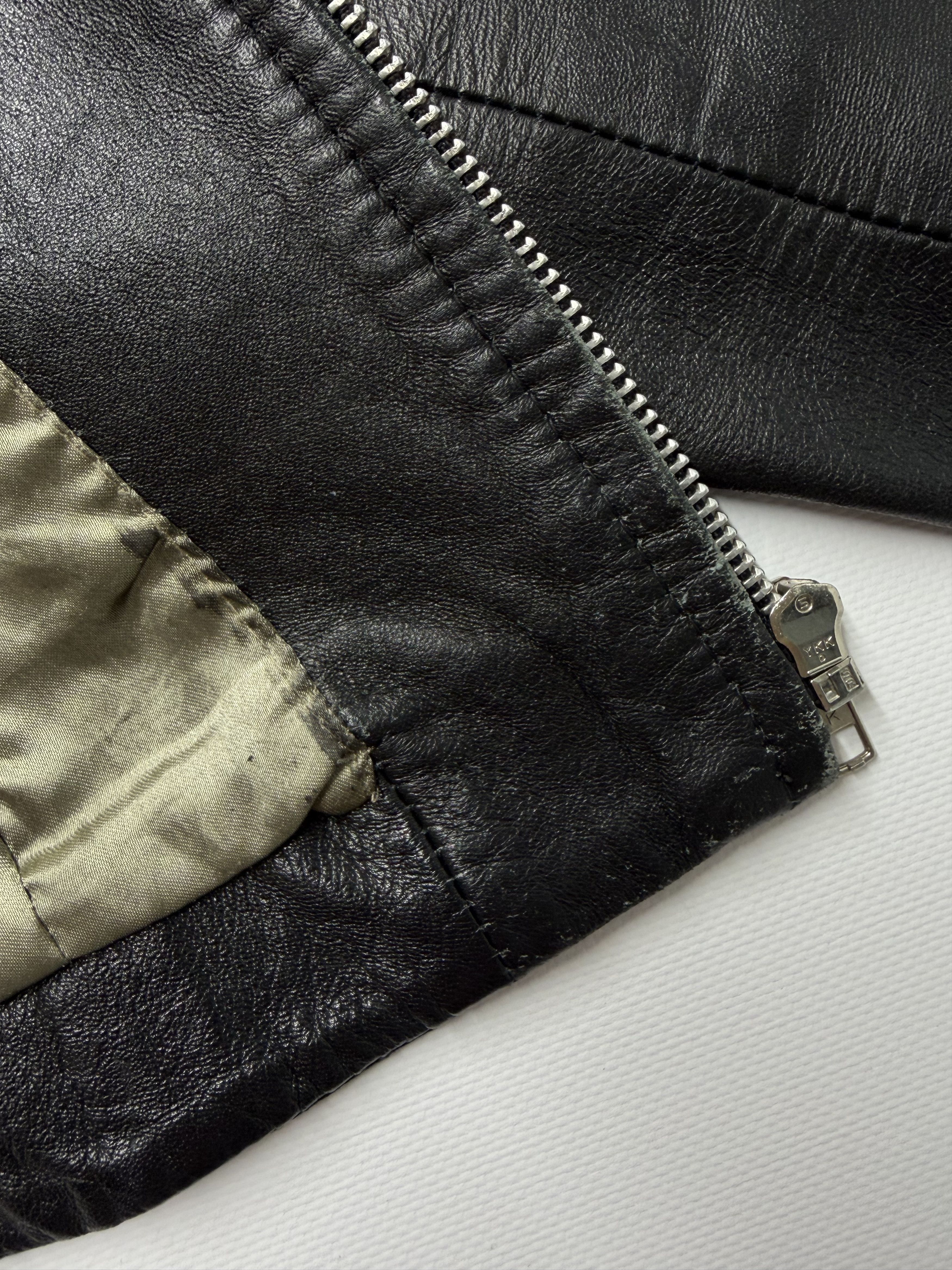 Vintage Vintage Women's Crop Leather Jacket Size M / US 6-8 / IT 42-44 - 7 Thumbnail