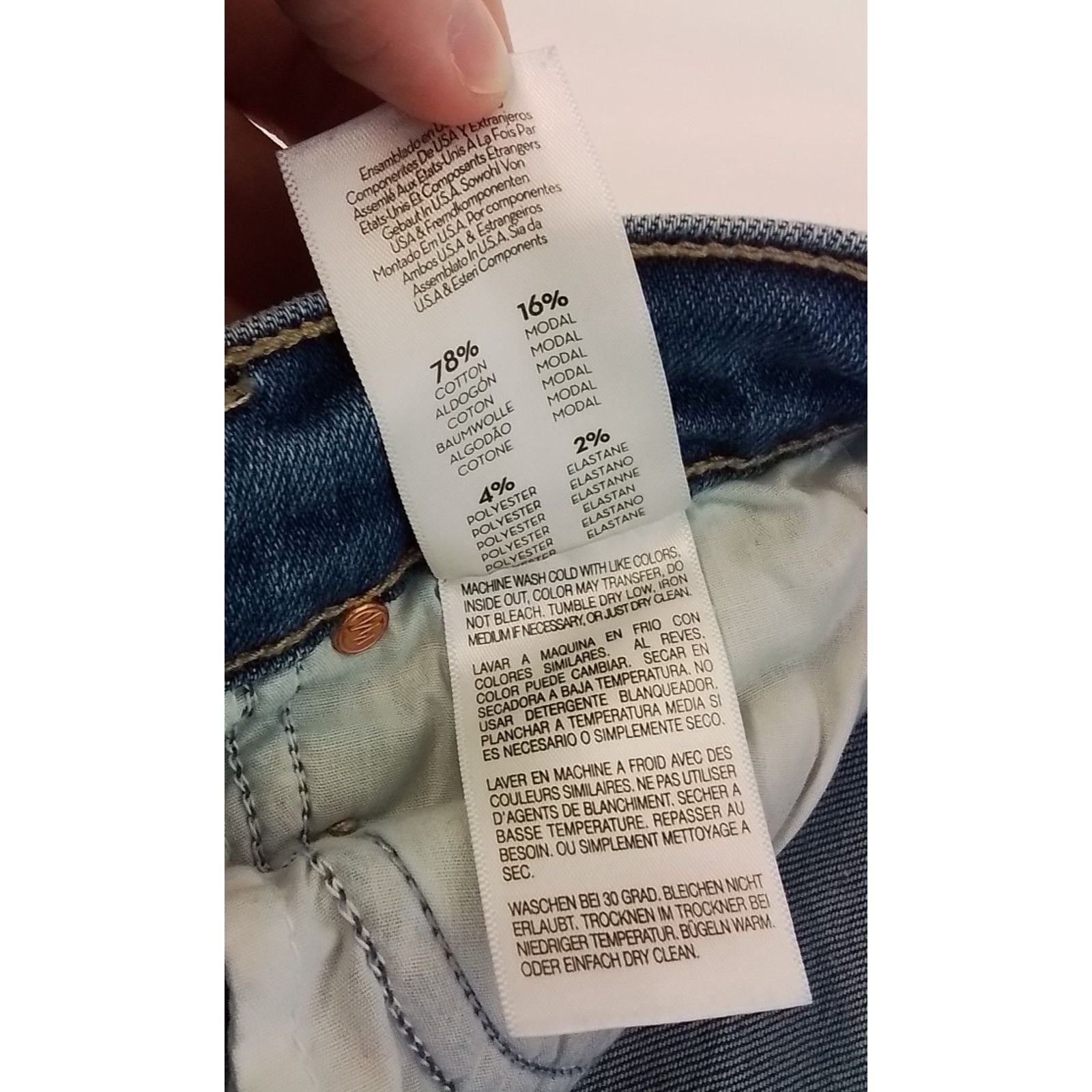 MOTHER Mother The Mid Rise Dazzler Jeans Women's 26" Medium Wash Size 26" / US 2 / IT 38 - 7 Thumbnail