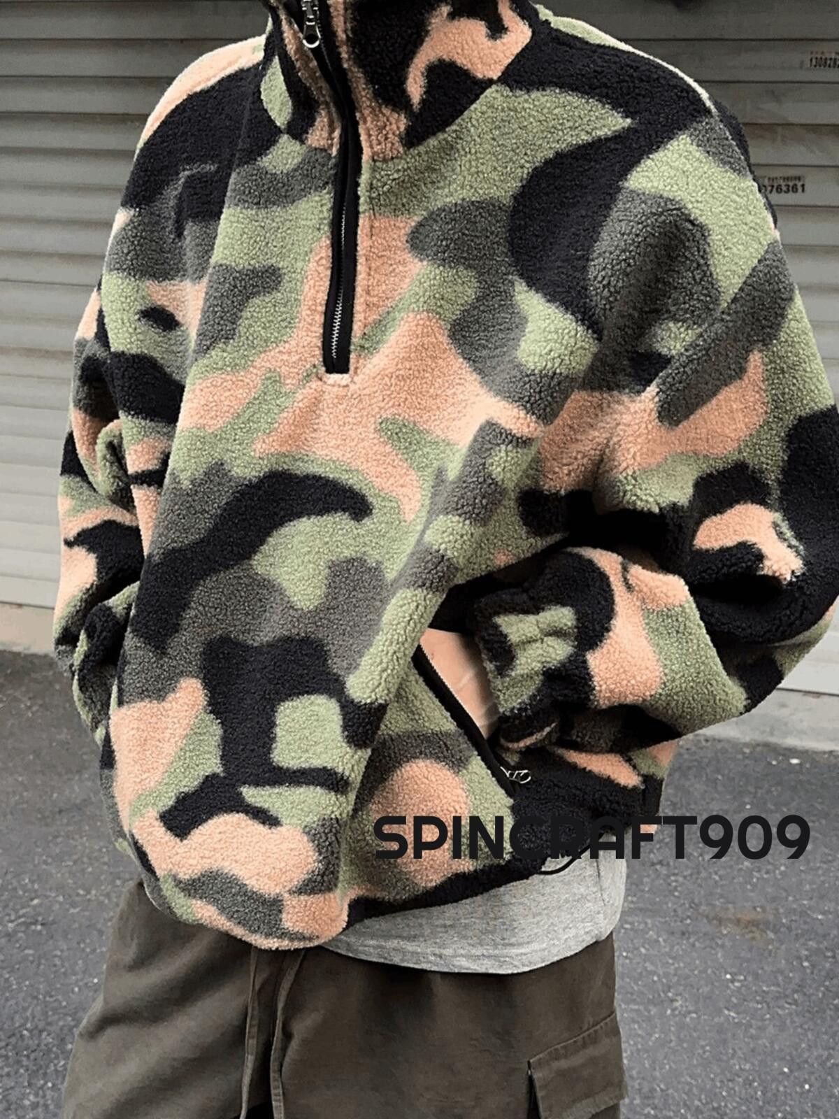 Other Camo Graphic Pullover Knit Warm Hoodie Size US M / EU 48-50 / 2 - 2 Thumbnail