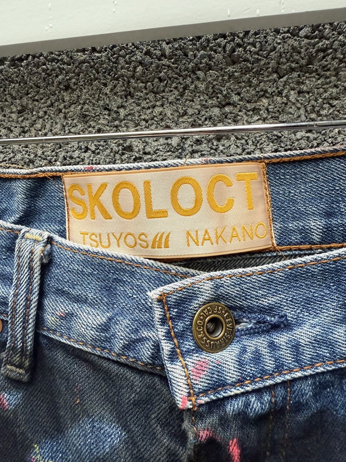 Skoloct Skoloct Spray Painted Bunny Denim Size US 36 / EU 52 - 6 Thumbnail