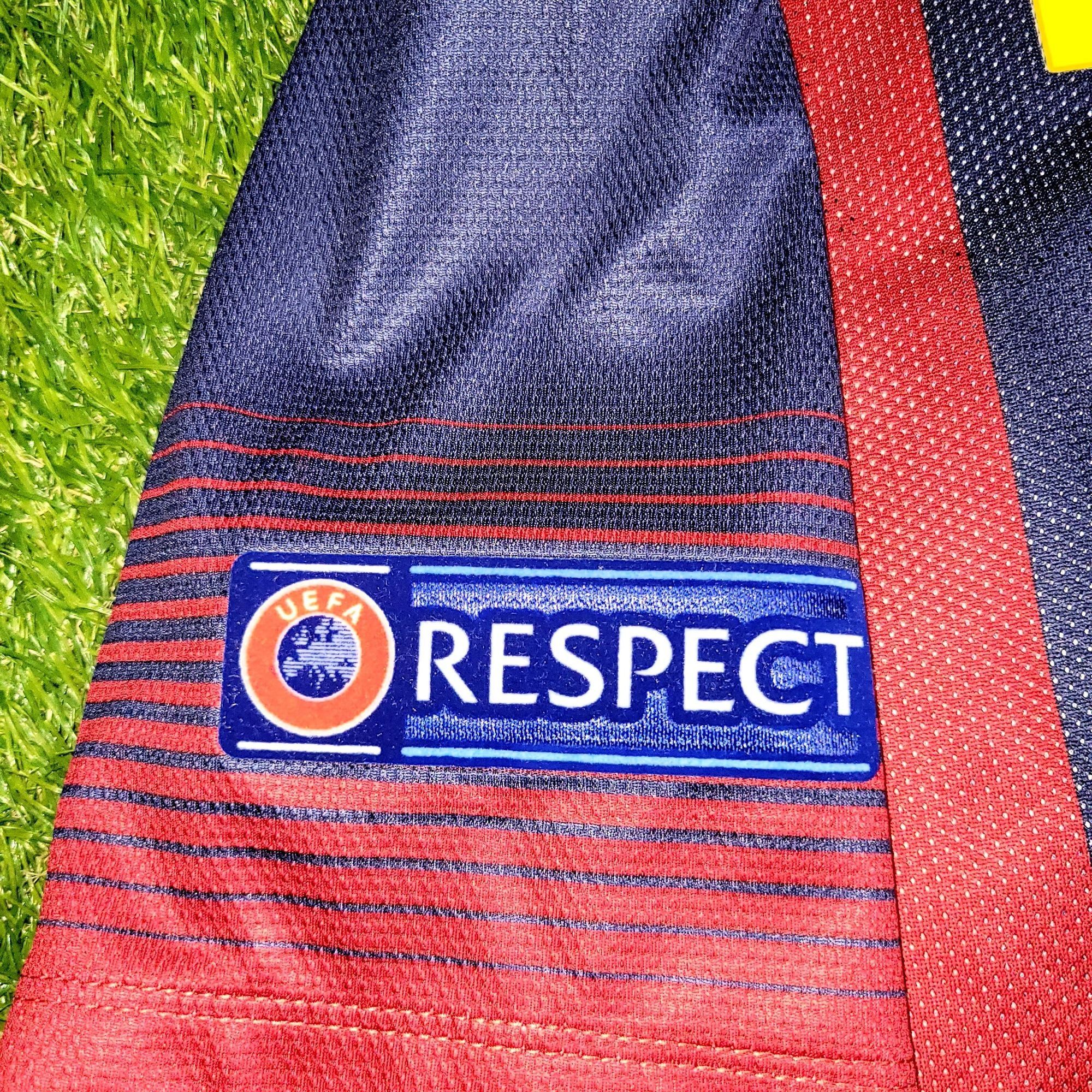 Nike Neymar Barcelona 2013 2014 PLAYER ISSUE UEFA Soccer Jersey M Size US M / EU 48-50 / 2 - 4 Thumbnail