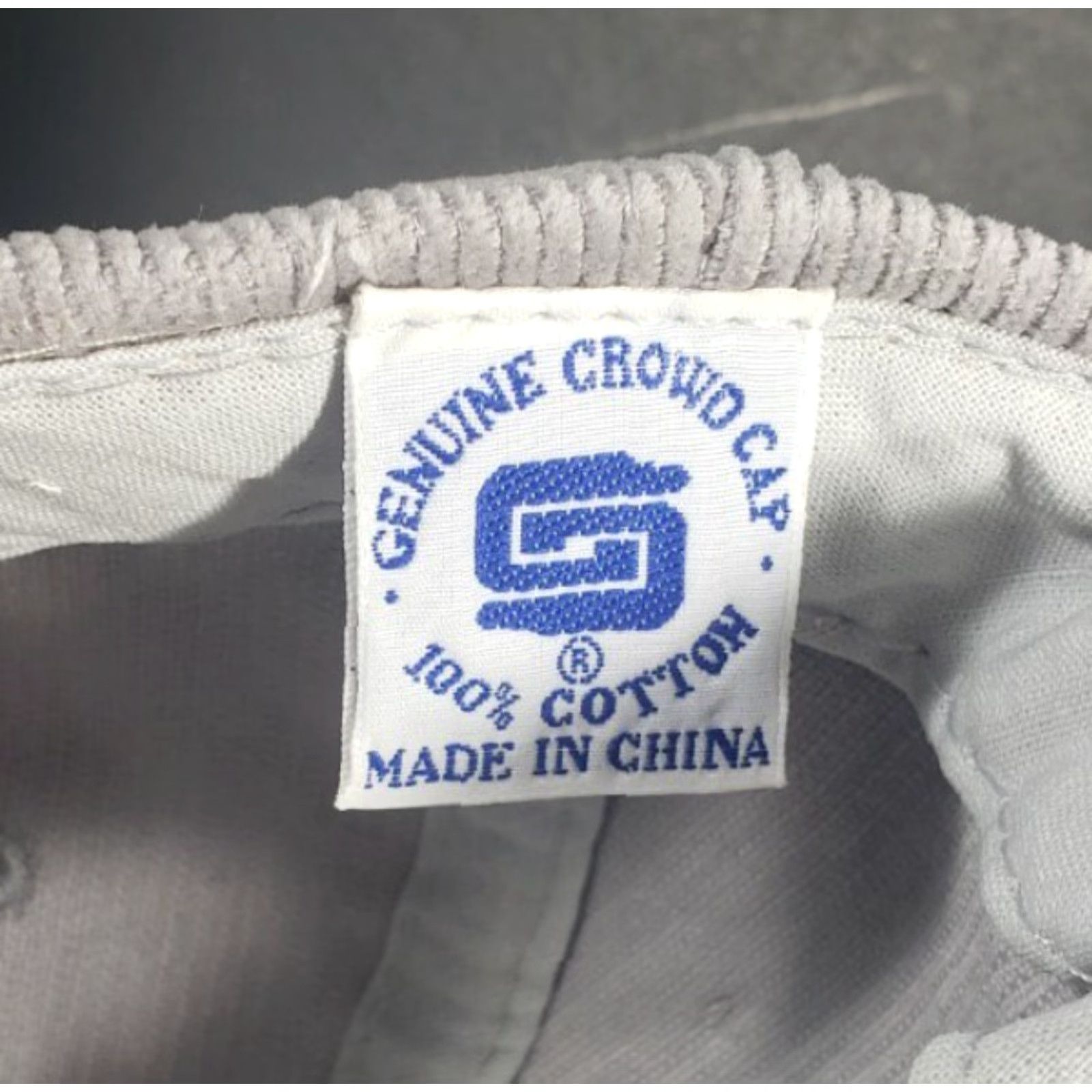 Vintage VINTAGE Crary Industries Cat Hat Corduroy Trucker N Dakota Ag Farm Snapback Cap Gray Cotton Size ONE SIZE - 8 Thumbnail