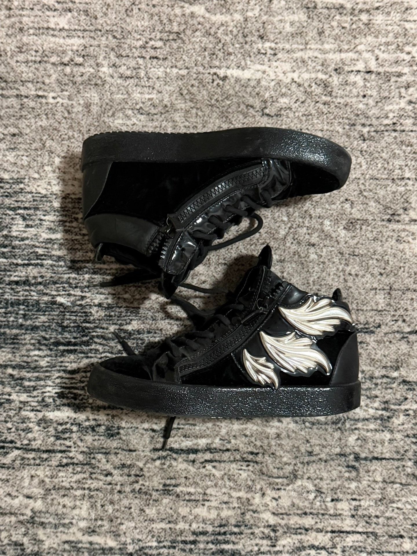 Giuseppe Zanotti Giuseppe Zanotti Silver Wing Zip Boots Size US 8 / EU 41 - 1 Thumbnail