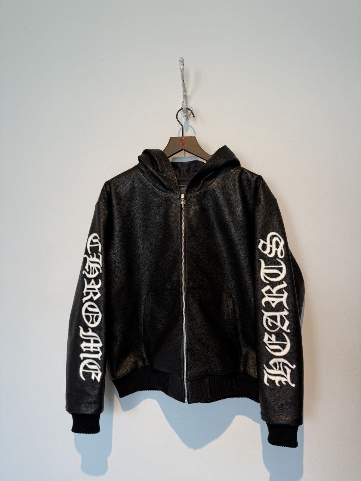 Chrome Hearts Chrome Hearts Leather Hooded Jacket Size US S / EU 44-46 / 1 - 13 Thumbnail