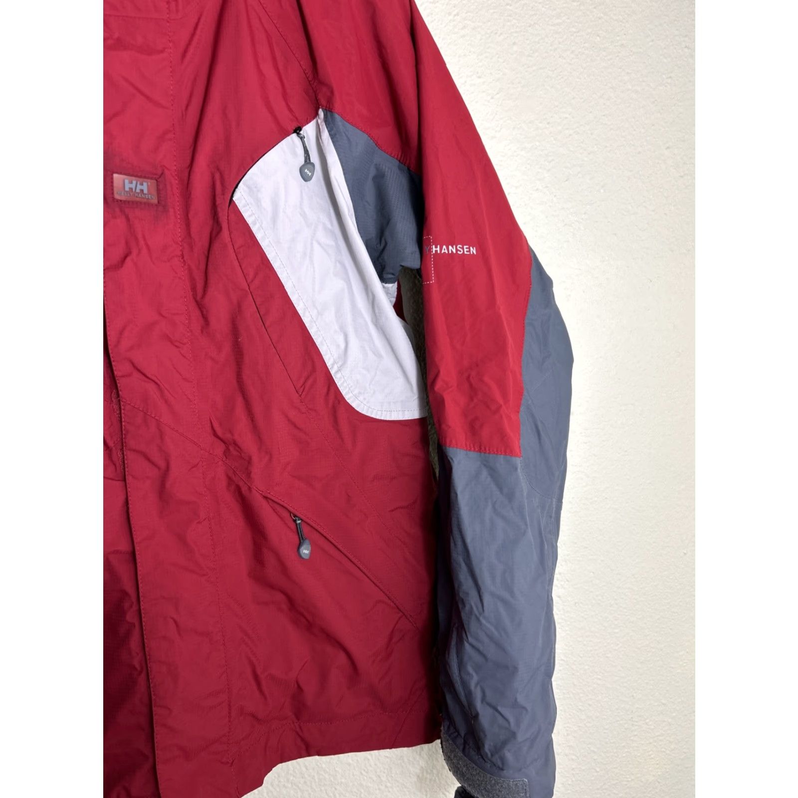 Helly Hansen VINTAGE Helly Hansen Women's Red Helly Tech XP Jacket Ski Full Zip Hooded Zip-Sleeve Winter Size S / US 4 / IT 40 - 6 Thumbnail