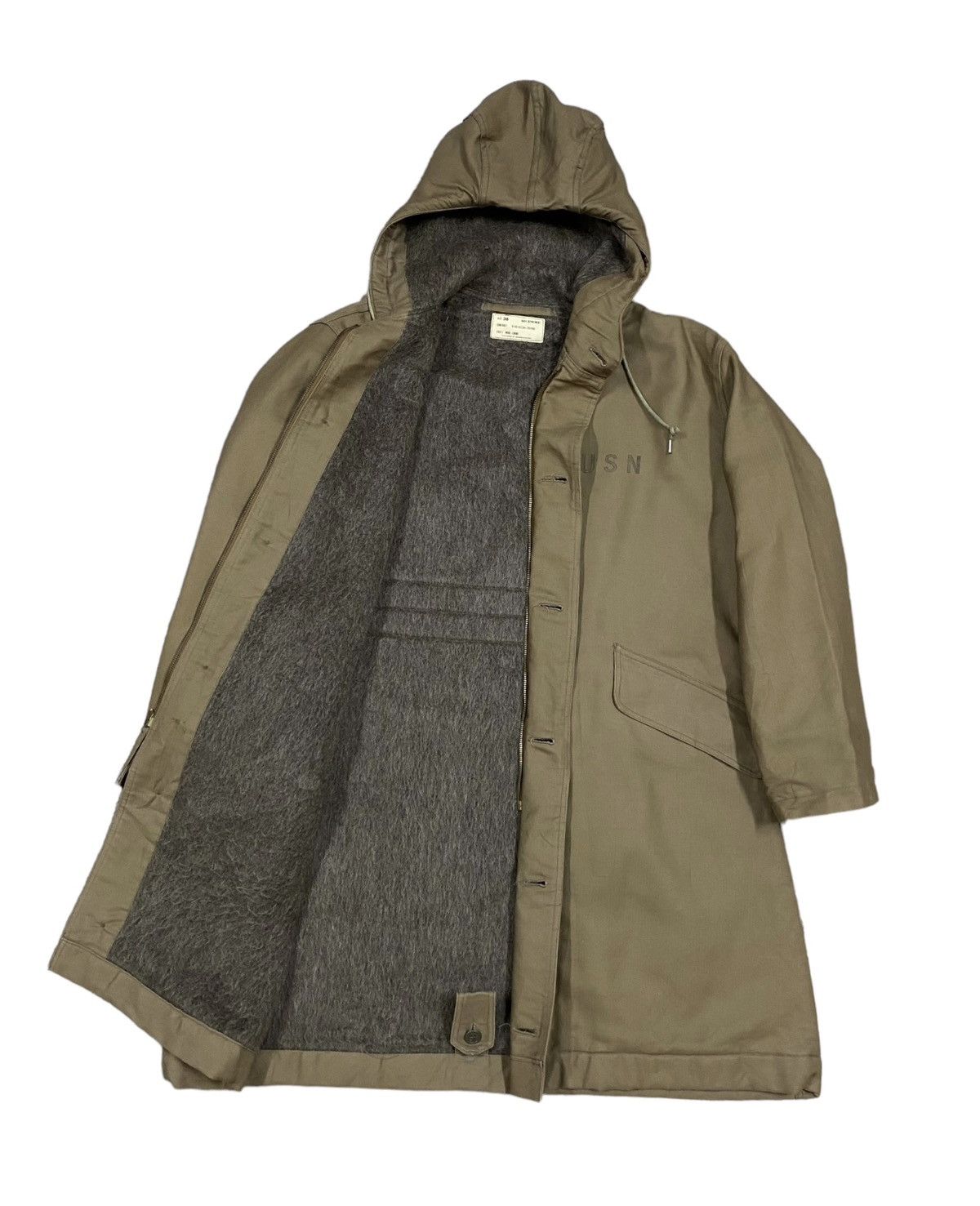 Buzz Rickson's Vtg🔥40’s Us Navy N1 Alpaca Deck Jacket Military Size US M / EU 48-50 / 2 - 4 Thumbnail