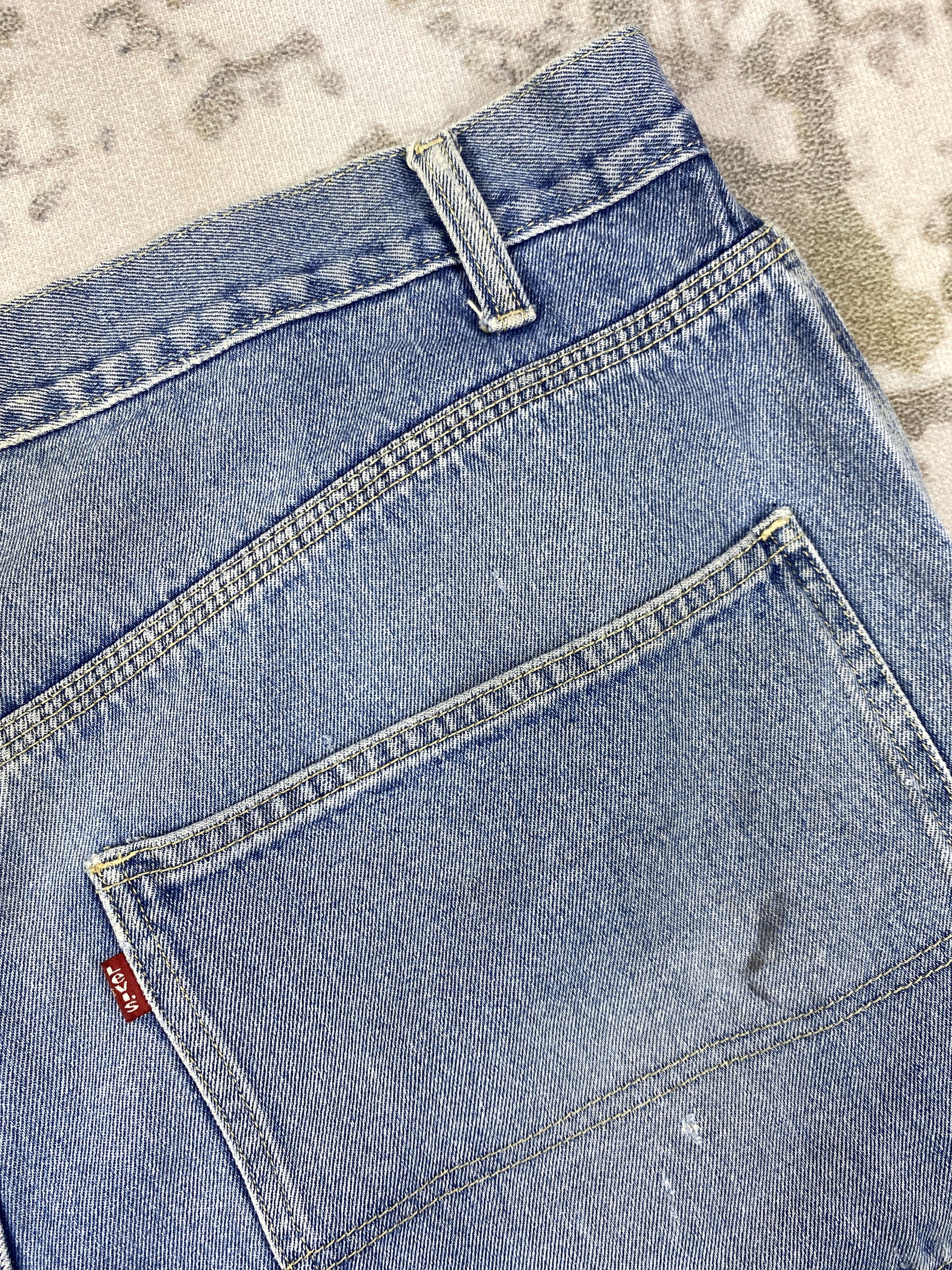 If Six Was Nine Blue Vintage Levi's Carpenter Jeans 39x30.5 Denim -JN2087 Size US 39 - 10 Thumbnail