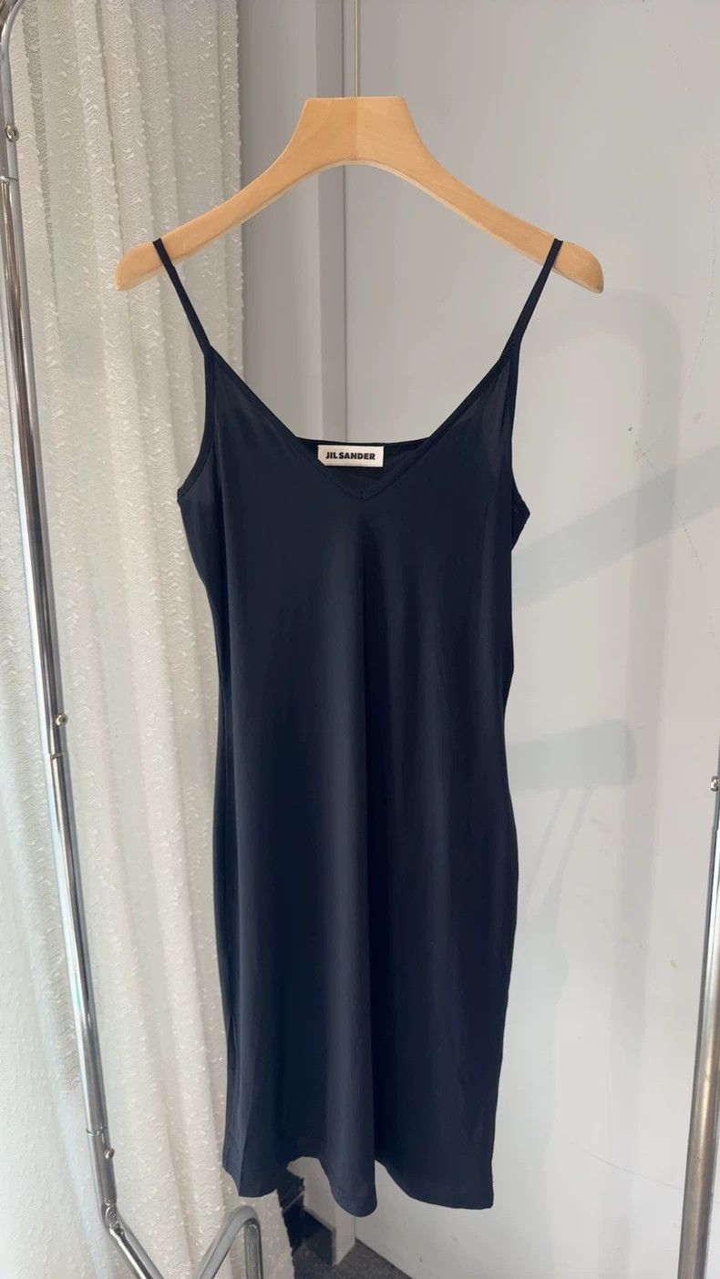 Jil Sander Jil Sander Black Thin Strap Dress Size XS / US 0-2 / IT 36-38 - 3 Thumbnail