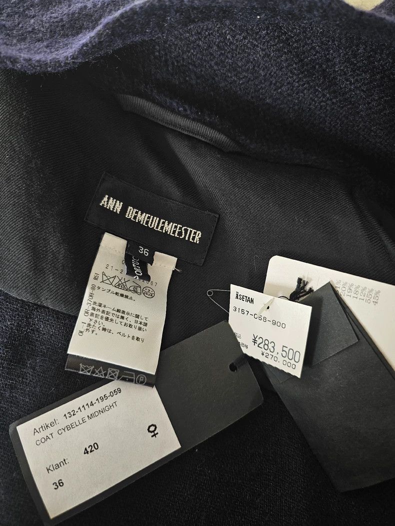 Ann Demeulemeester Ann Demeulemeester Women's overcoat and windbreaker Size S / US 4 / IT 40 - 8 Thumbnail