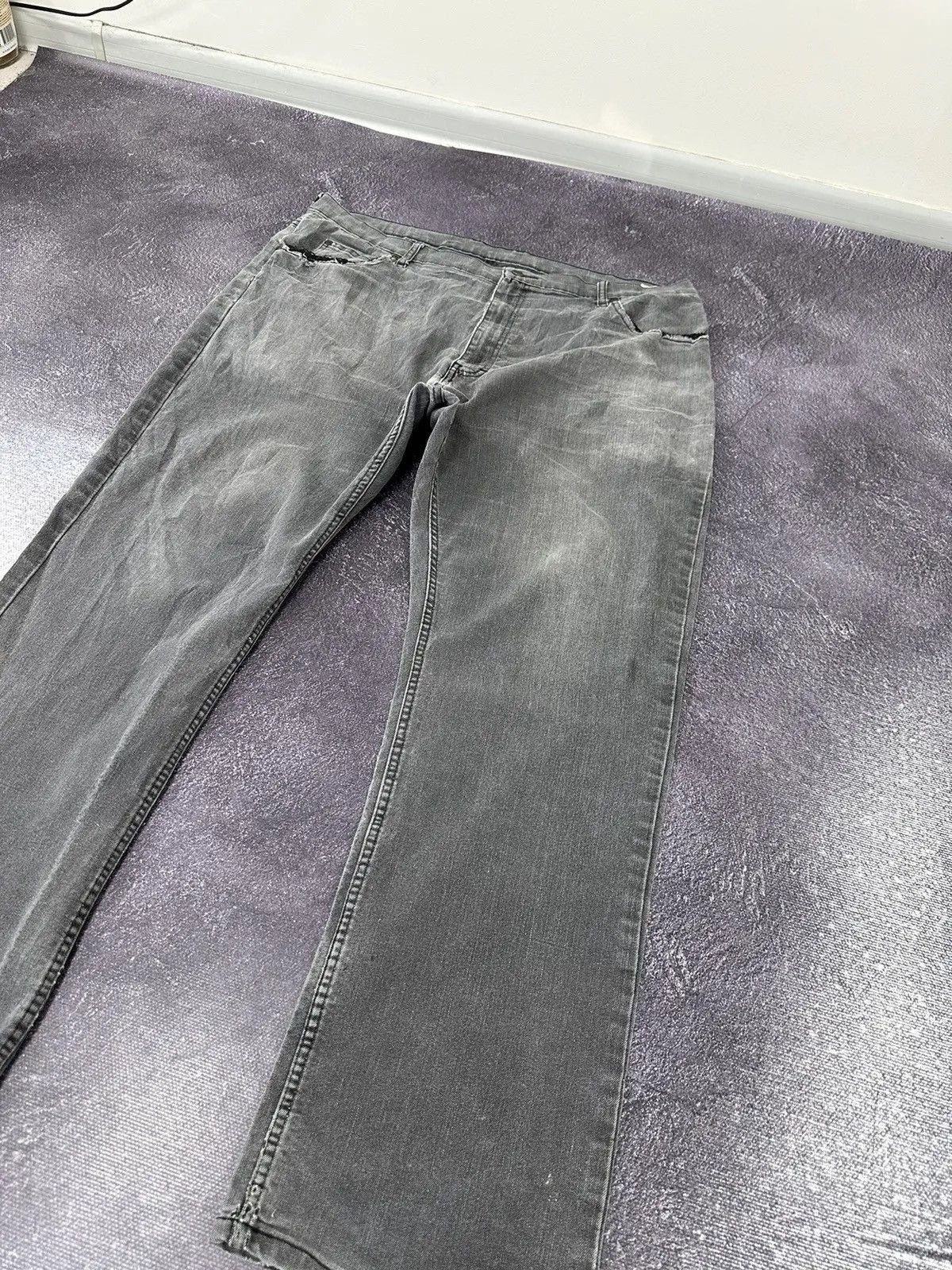 Dickies × Vintage Vintage Dickies Y2K Faded Gray Work Hype Pants Jeans Size US 42 / EU 58 - 6 Thumbnail