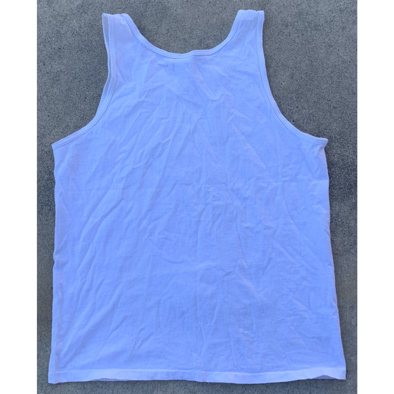 Vintage VINTAGE Alcatraz Island Inn Warden Reaorts Tank Top Single Stitch L Made In USA Men Tank Top 1980s White 100% Cotton Graphic USA Adventure Size US L / EU 52-54 / 3 - 3 Thumbnail