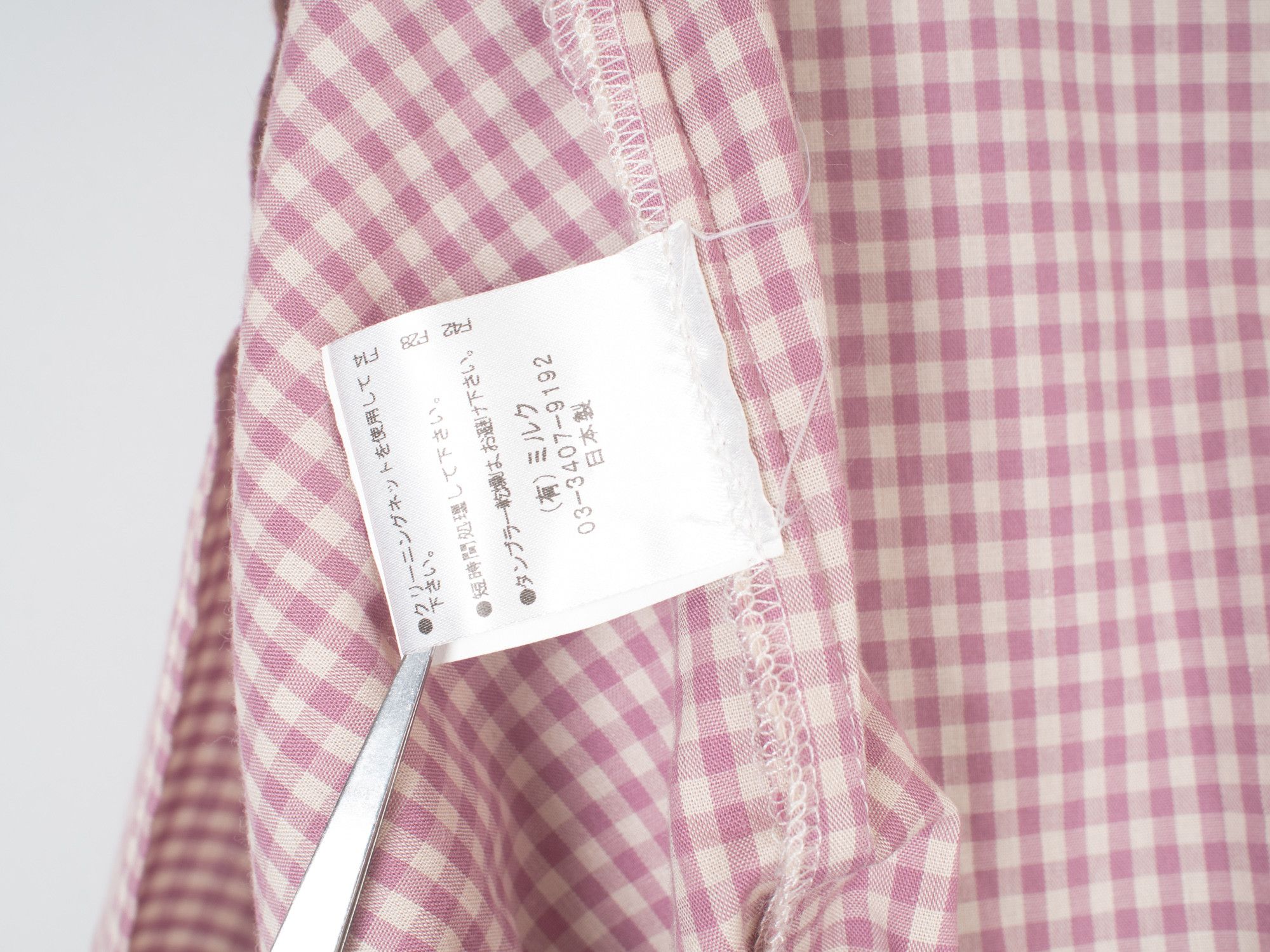 MILK Gingham Check Liberty Floral Print Picnic Pinafore Dress Size S / US 4 / IT 40 - 11 Thumbnail