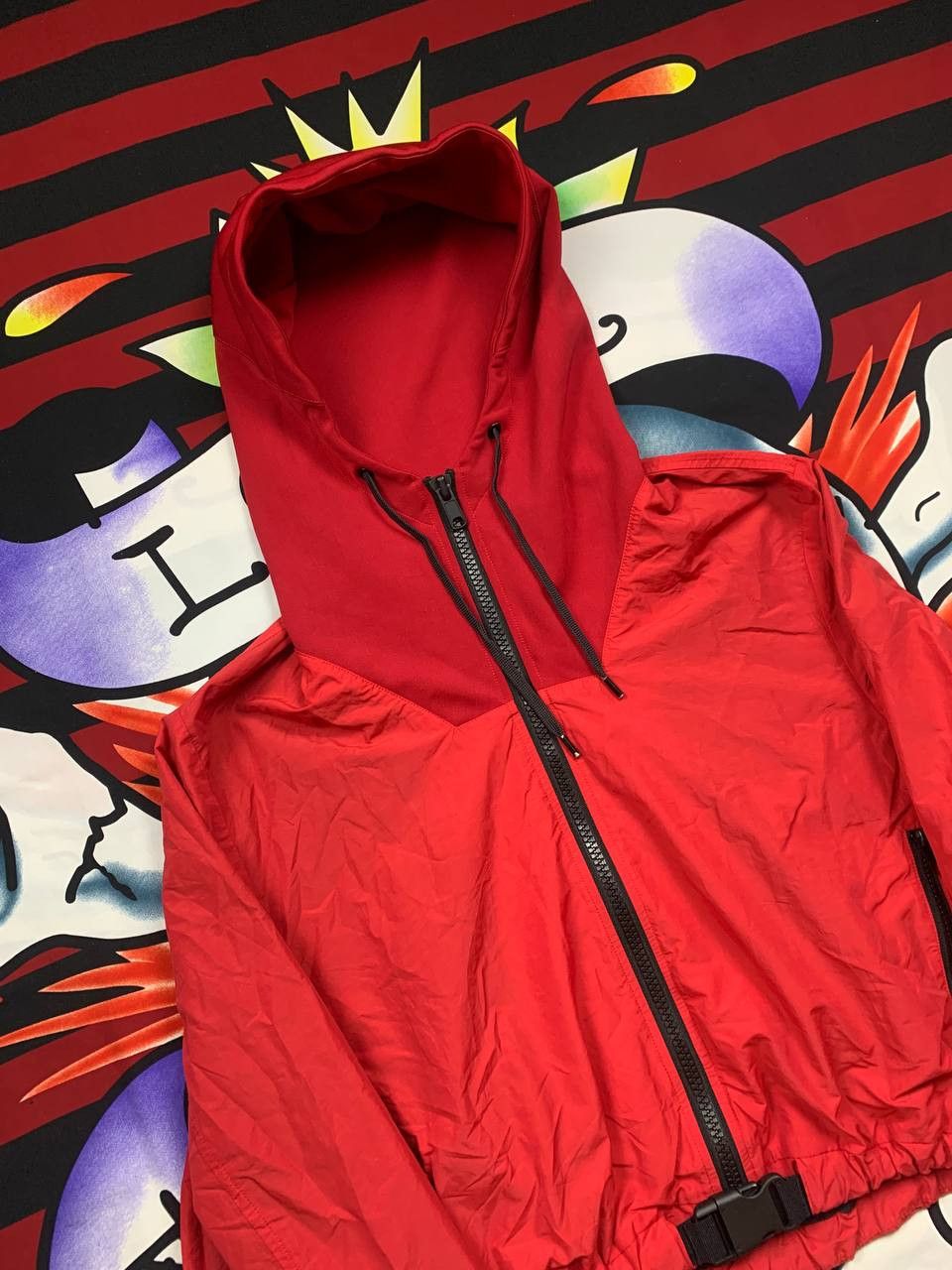 Moschino Moschino cropped red hooded womens jacket Size 4US Size S / US 4 / IT 40 - 2 Thumbnail