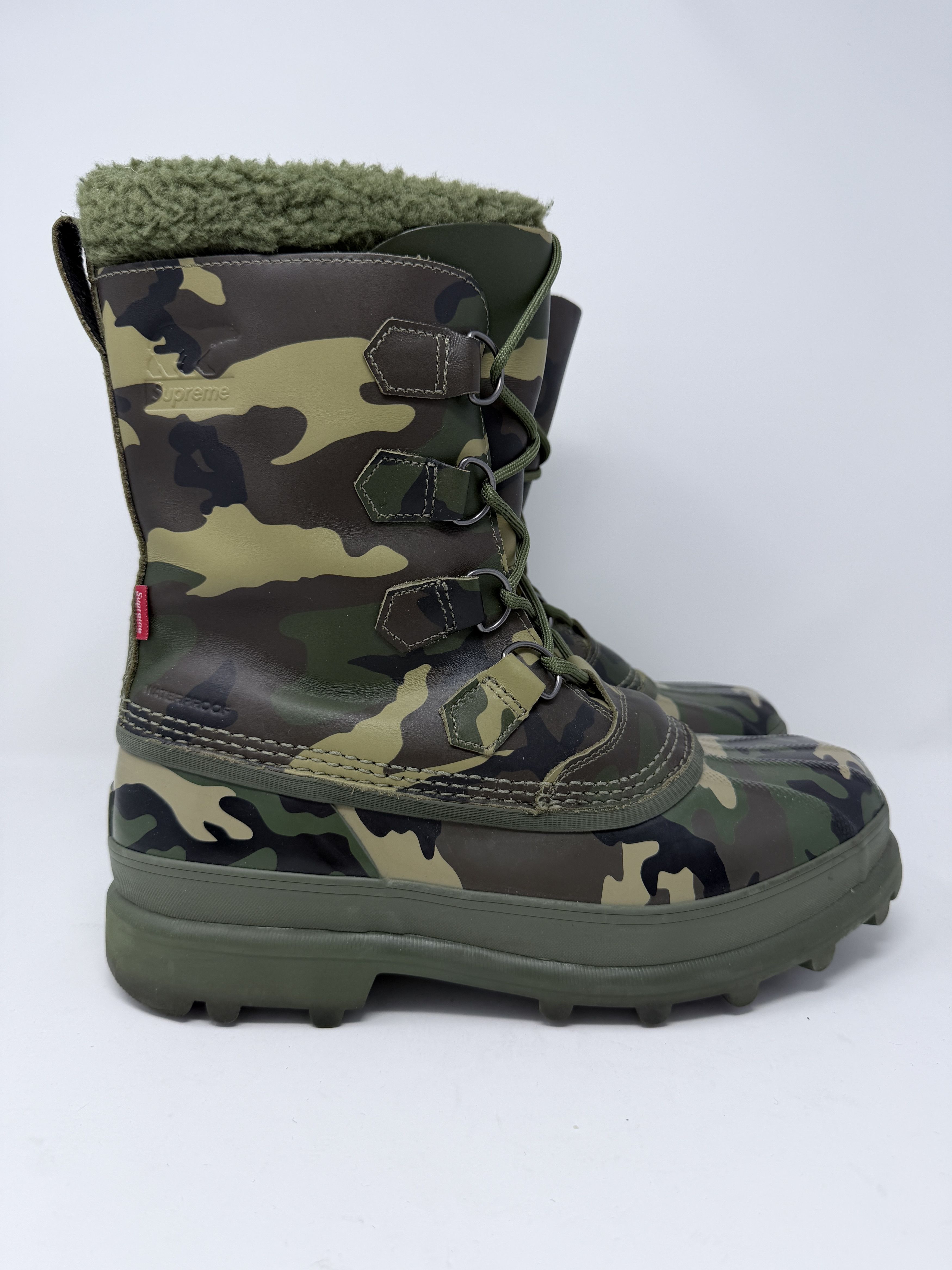 SOREL × Supreme Supreme Sorel Caribou Boots Green Camo Size US 8.5 / EU 41-42 - 2 Thumbnail