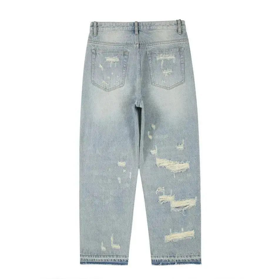 Japanese Brand Oversized jeans baggy cargo pants hip-hop style wide leg Y2K Size US 32 / EU 48 - 5 Thumbnail