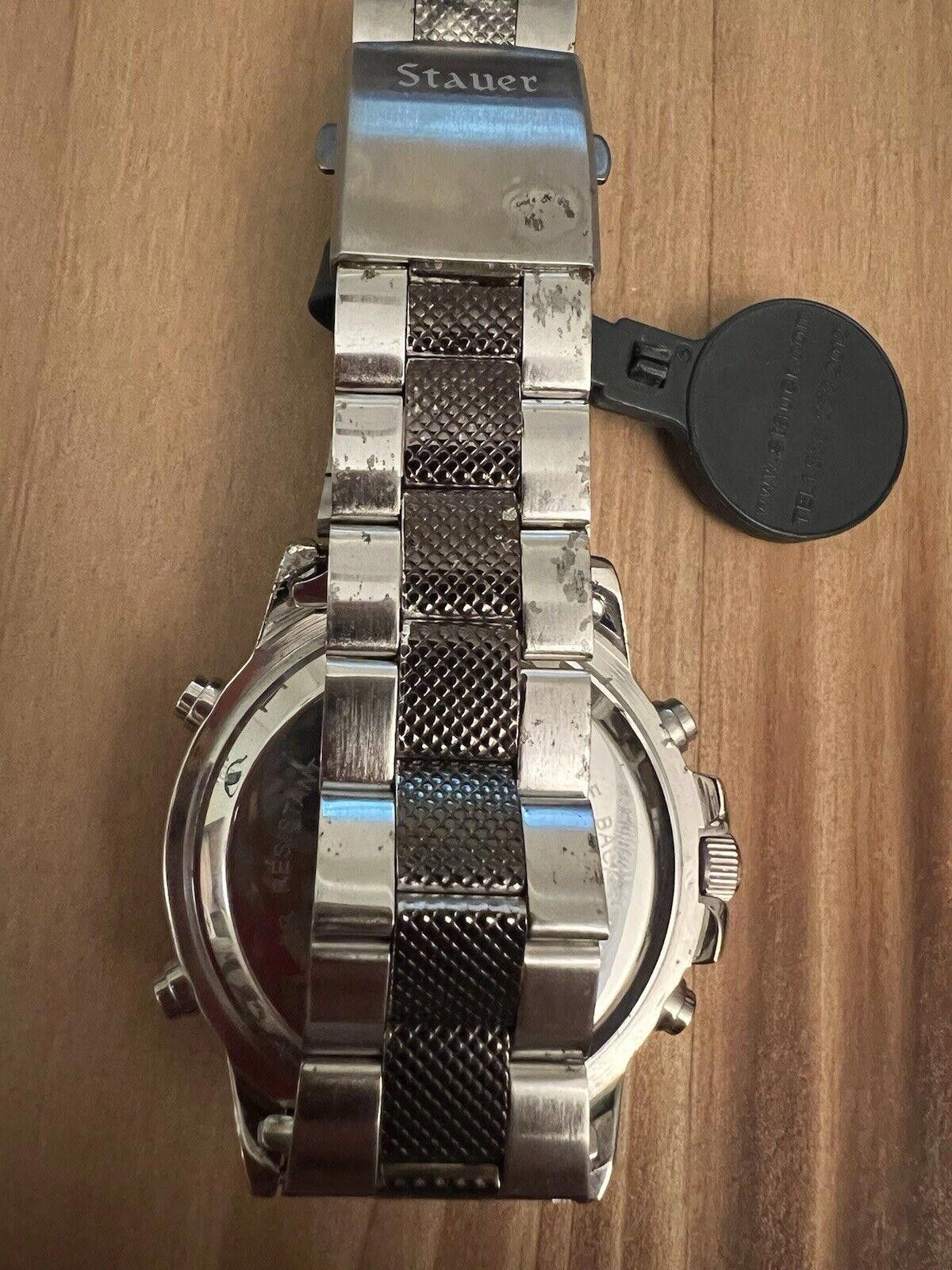 Designer Stauer Tachymeter New Battery Size ONE SIZE - 5 Thumbnail