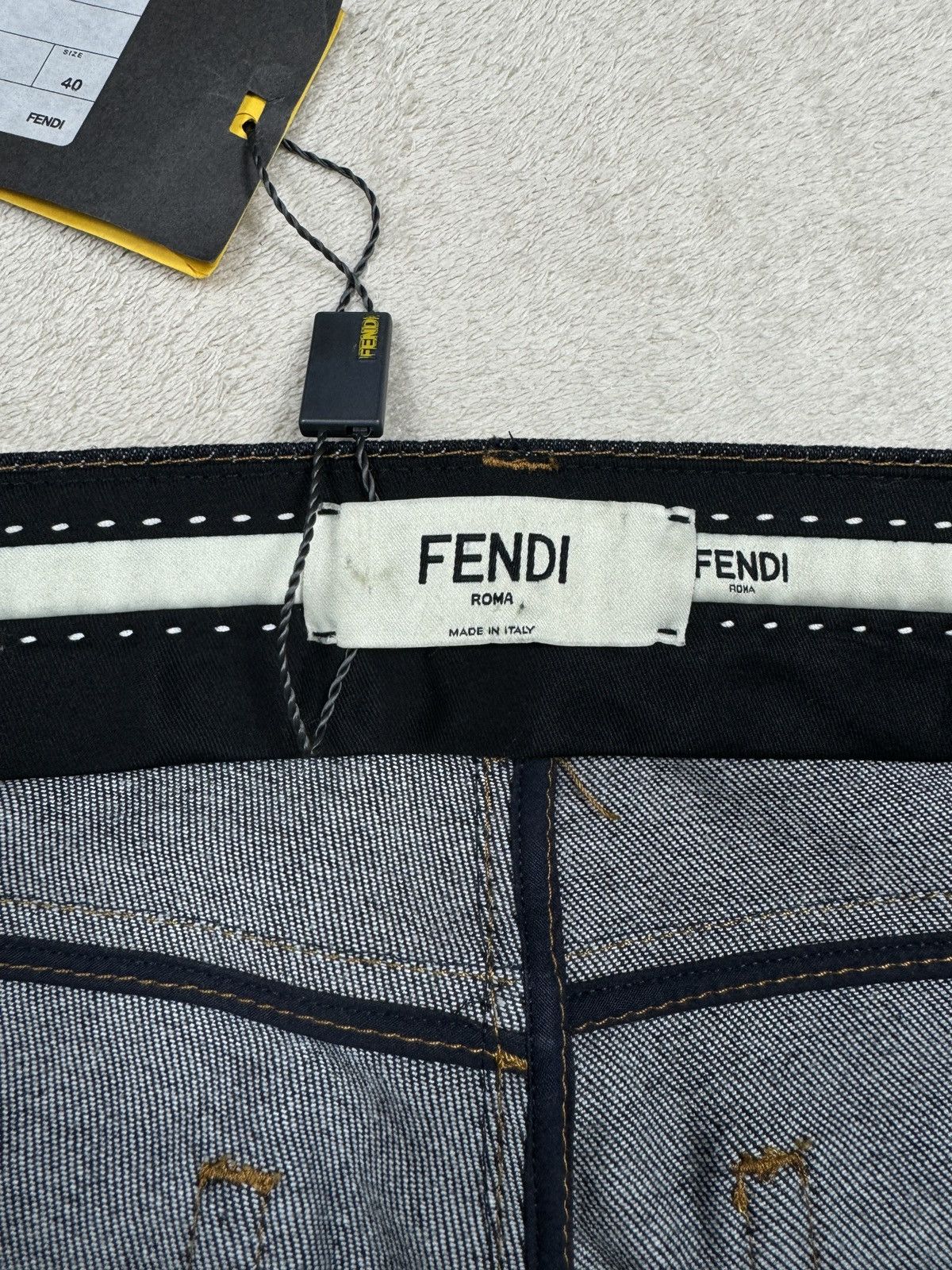 Fendi Fendi Fur Jeans Fall RTW 2015 $3750 MSRP Size 27" / US 4 / IT 40 - 12 Thumbnail