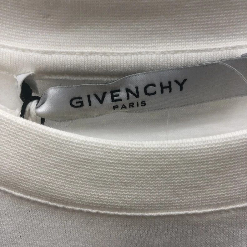Givenchy Givenchy White Ad Letter Short Sleeve Size US M / EU 48-50 / 2 - 3 Thumbnail