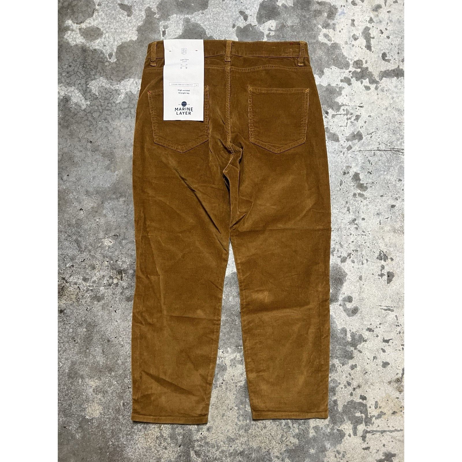 Marine Layer Marine Layer Vintage Straight Corduroy Sz 30 Camel Women’s Size 30" / US 8 / IT 44 - 3 Thumbnail