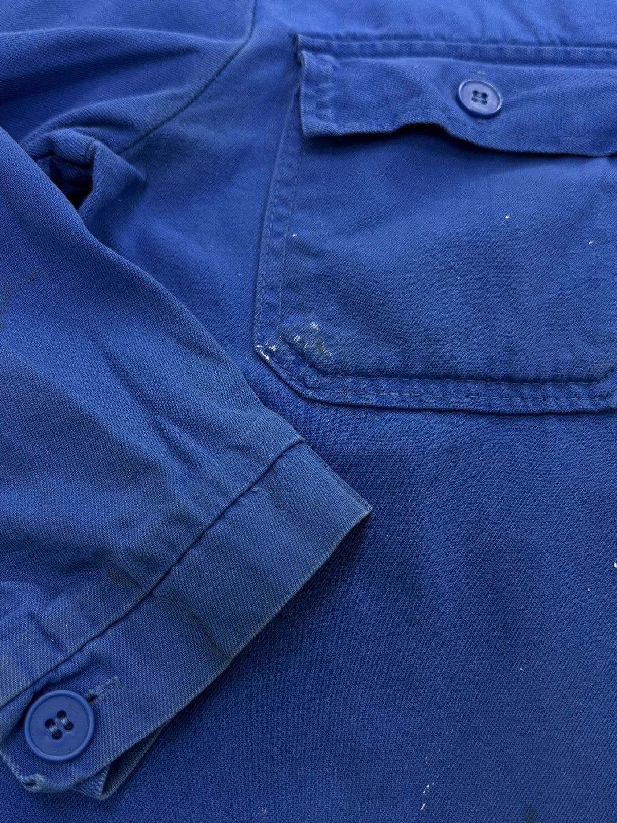 Le Laboureur Vintage 80s French Sanfor Chore Work Jacket Size US L / EU 52-54 / 3 - 6 Thumbnail