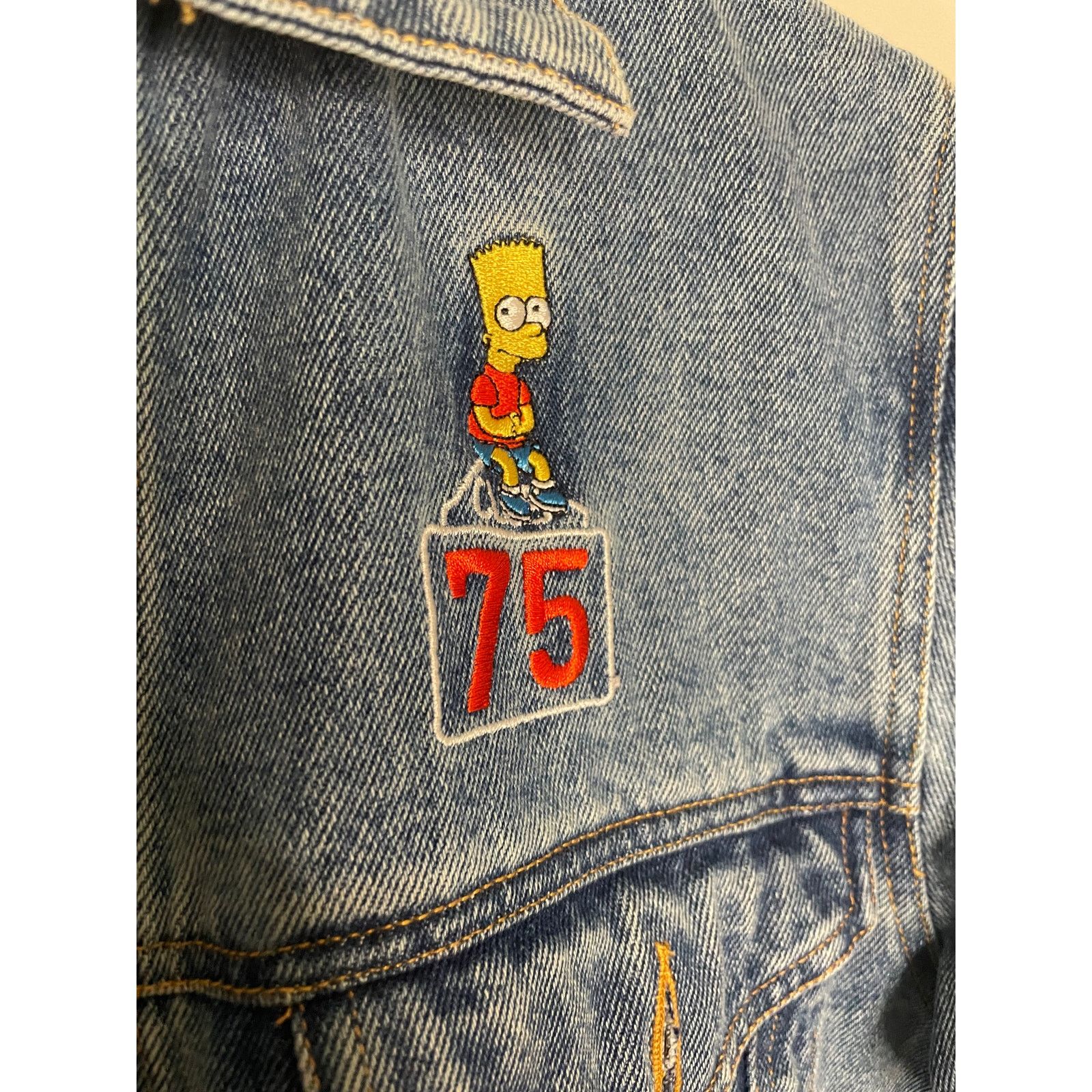 Joyrich Joyrich - Club 75 - Simpsons Jean Jacket SM Size US S / EU 44-46 / 1 - 15 Thumbnail