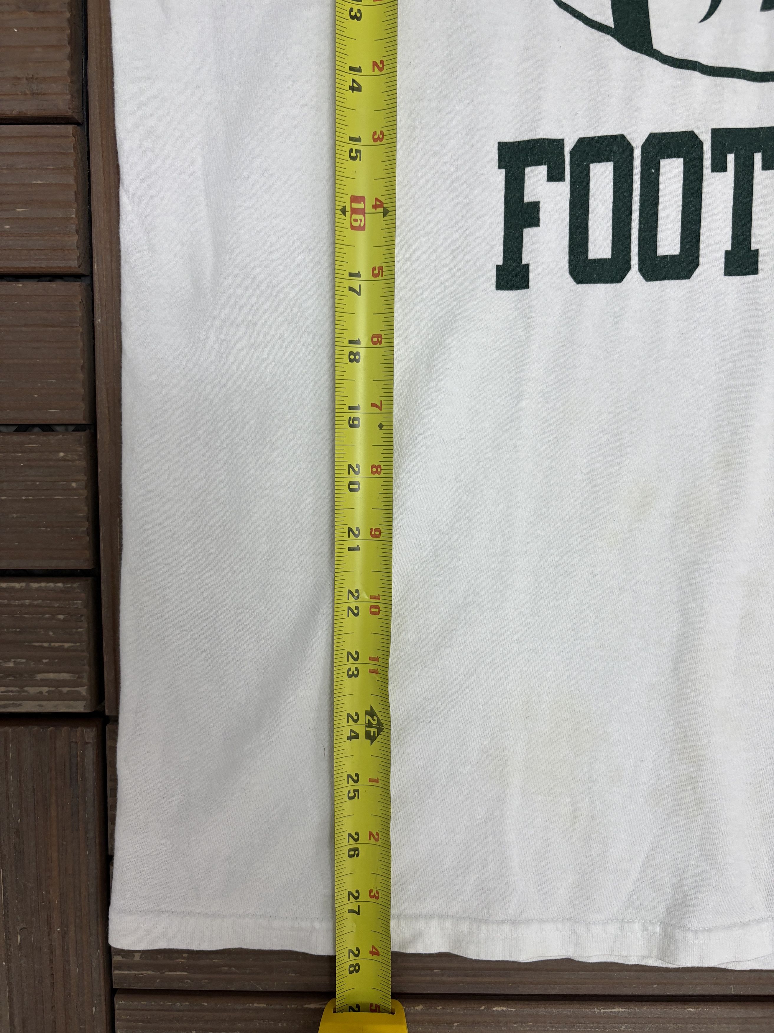 Vintage Michigan State Spartans Football Vintage White T-Shirt Tee Size US L / EU 52-54 / 3 - 7 Thumbnail
