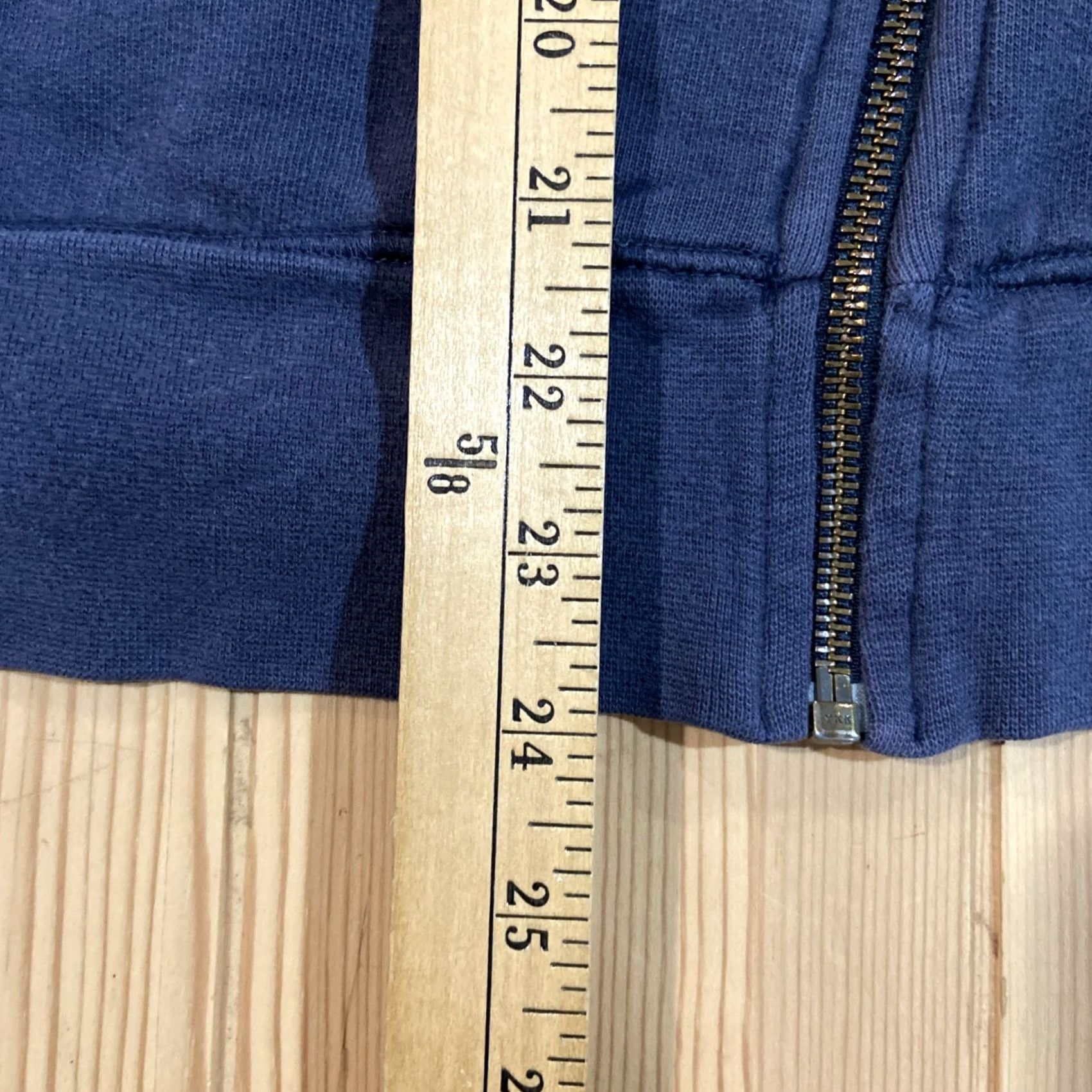Vintage FCUK Jeans Hoodie Women’s M Full Zip Hooded Zipper Sweatshirt Blue Modern Activewear Jeans FCUK Womens M Size M / US 6-8 / IT 42-44 - 4 Thumbnail