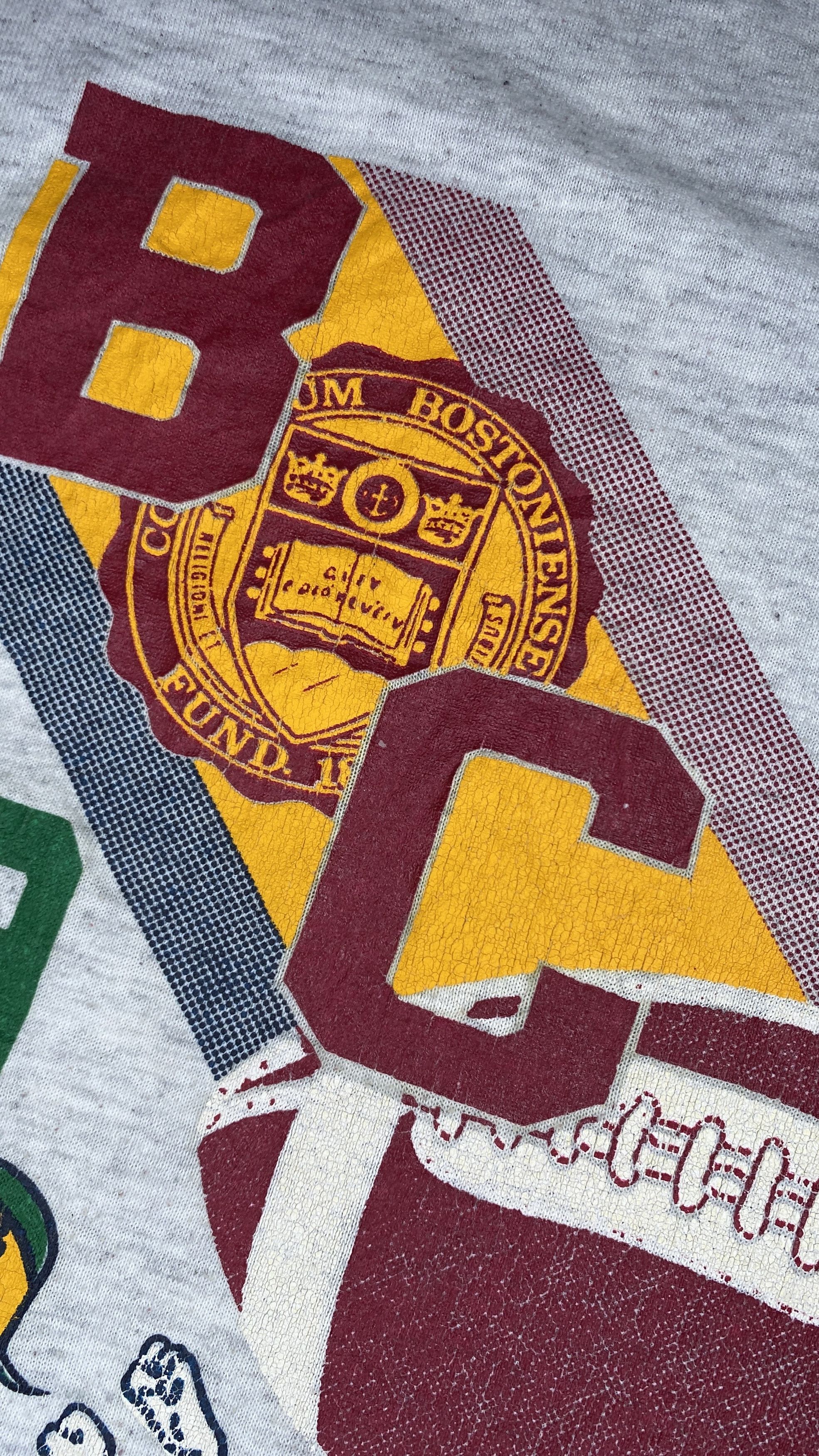 NCAA Vintage 1993 Boston College vs Notre Dame Game Day Tee Size US L / EU 52-54 / 3 - 5 Thumbnail