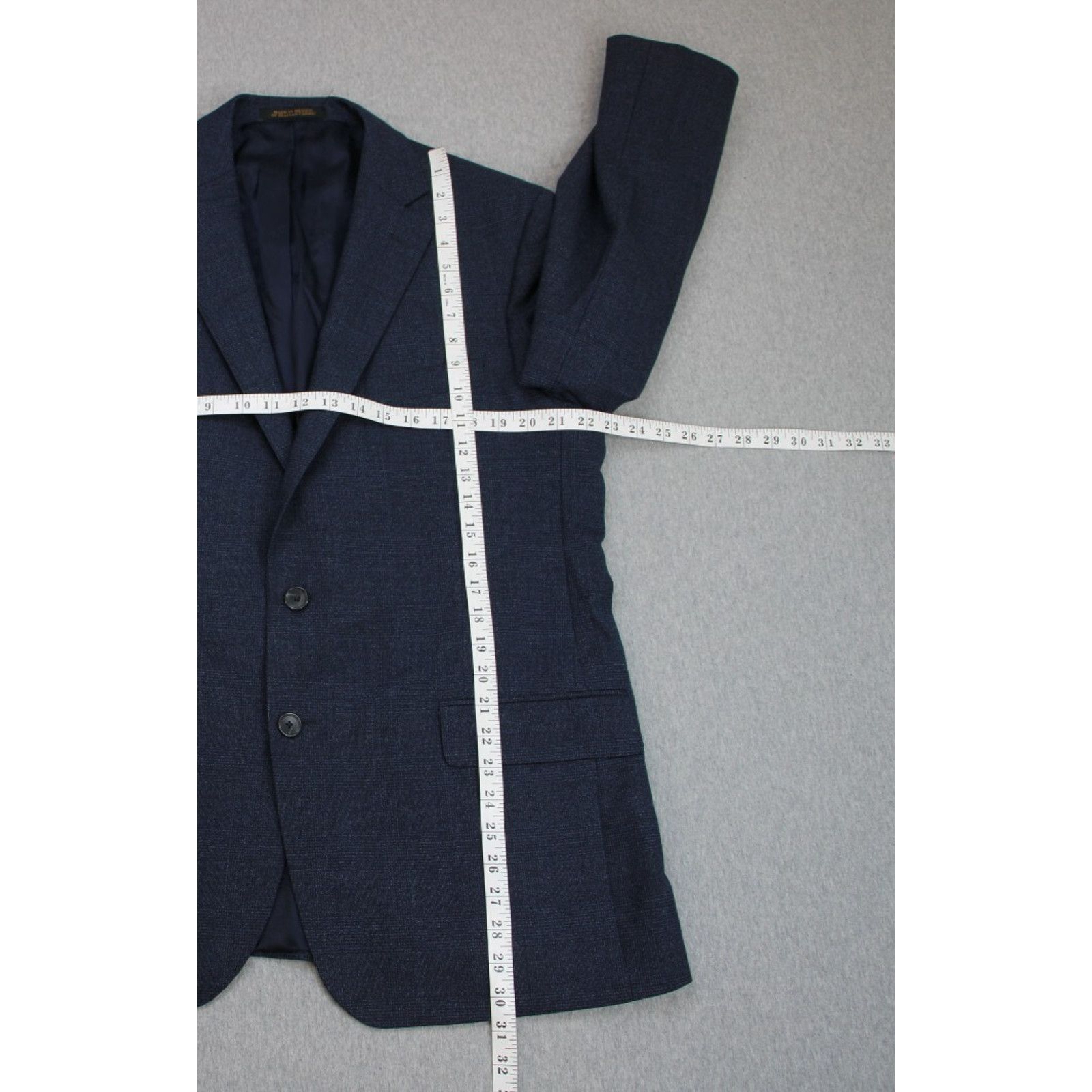 Jos. A. Bank Jos A Bank Blazer Mens 44R Blue 2 Button Reserve Wool Size 44R - 11 Thumbnail