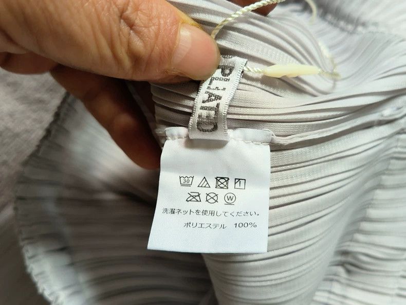 Issey Miyake issey miyake size:one size White pleated pants 2505-Nextar Size US 26 / EU 42 - 4 Thumbnail