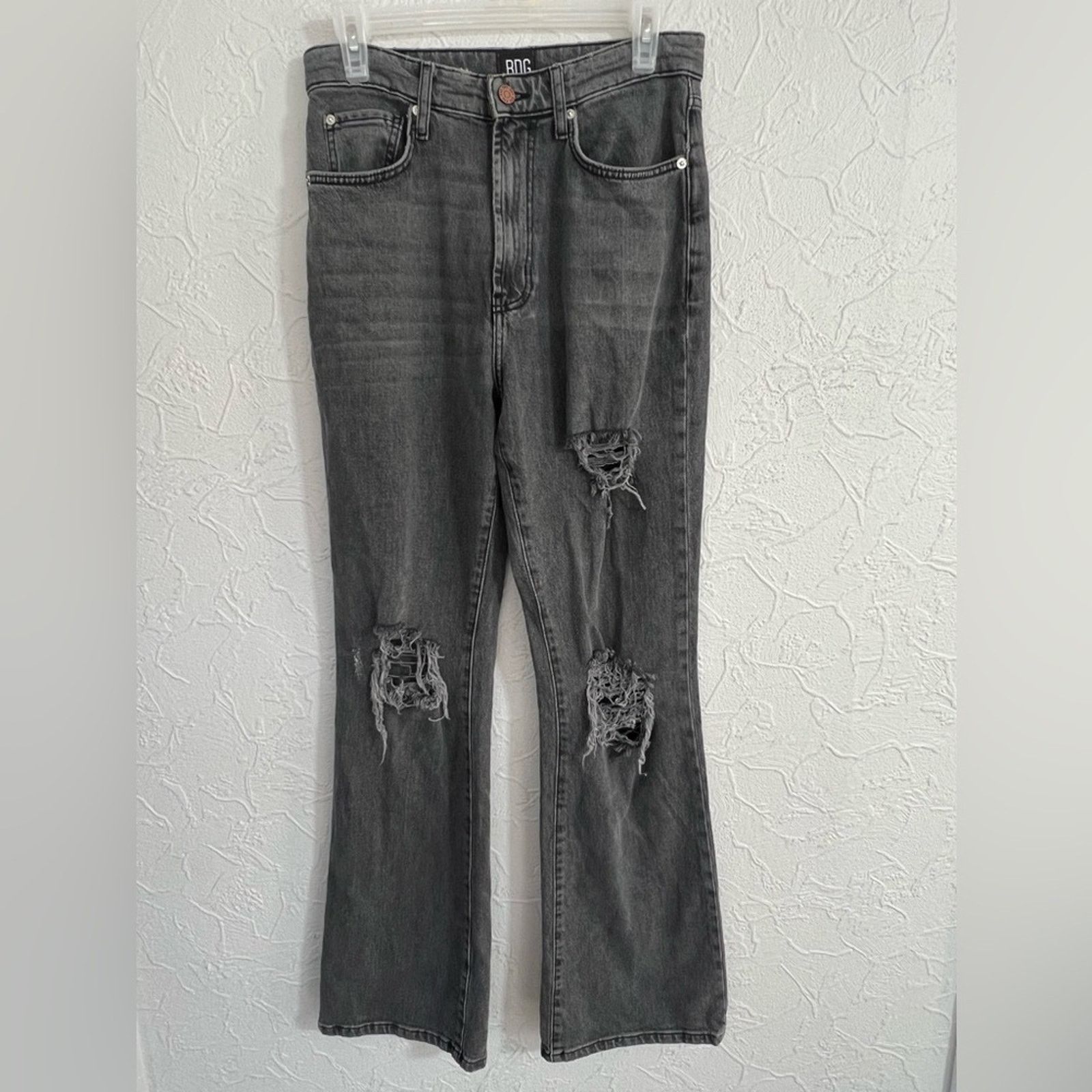 Bdg Urban Outfitters BDG Stretch High Rise Flare Jeans Size 28 Size 28" / US 6 / IT 42 - 2 Thumbnail