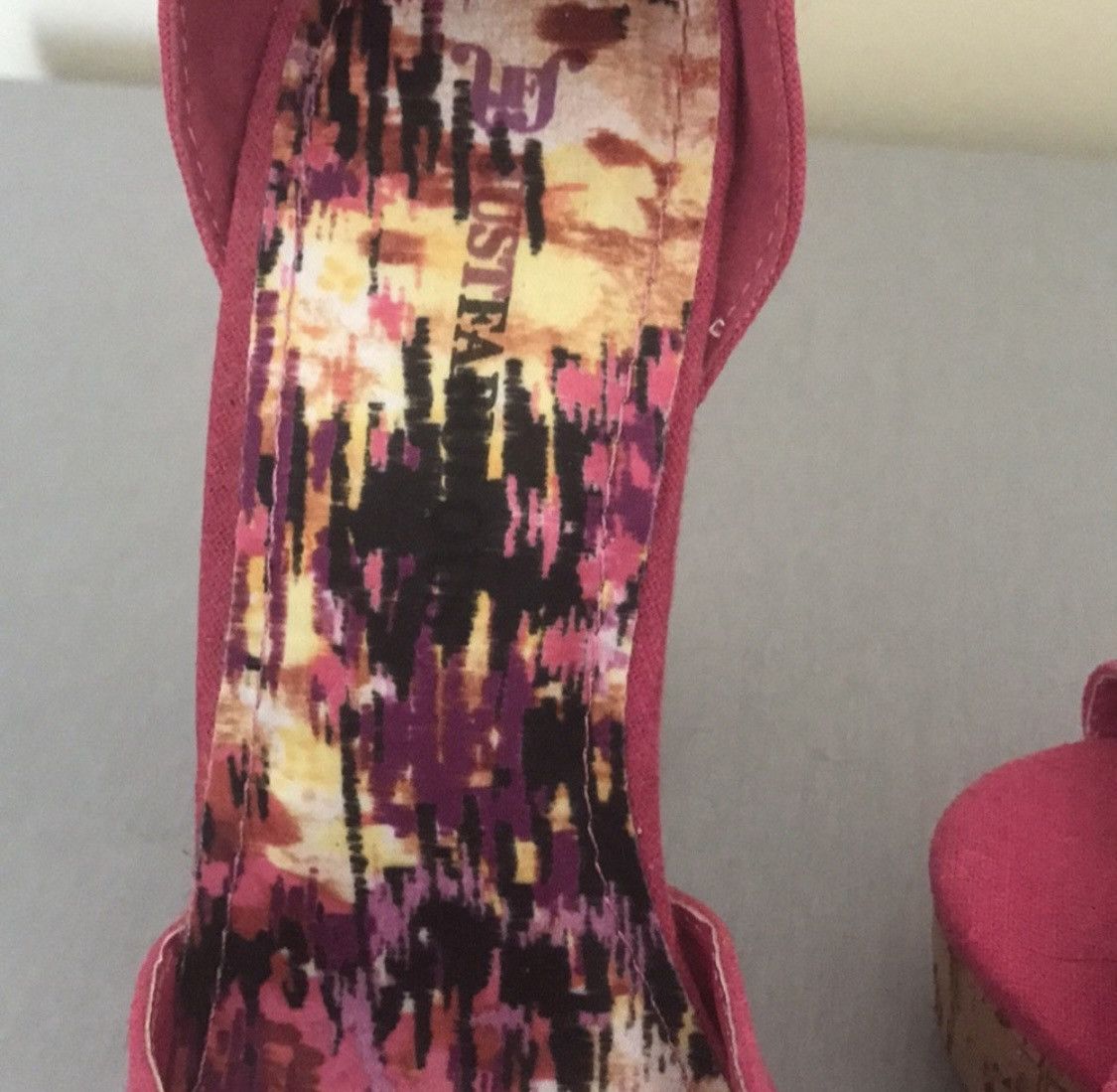 Other PINK CORK SANDALS W/ ADJUSTABLE BUCKLES NWOT Size US 7.5 / IT 37.5 - 4 Thumbnail