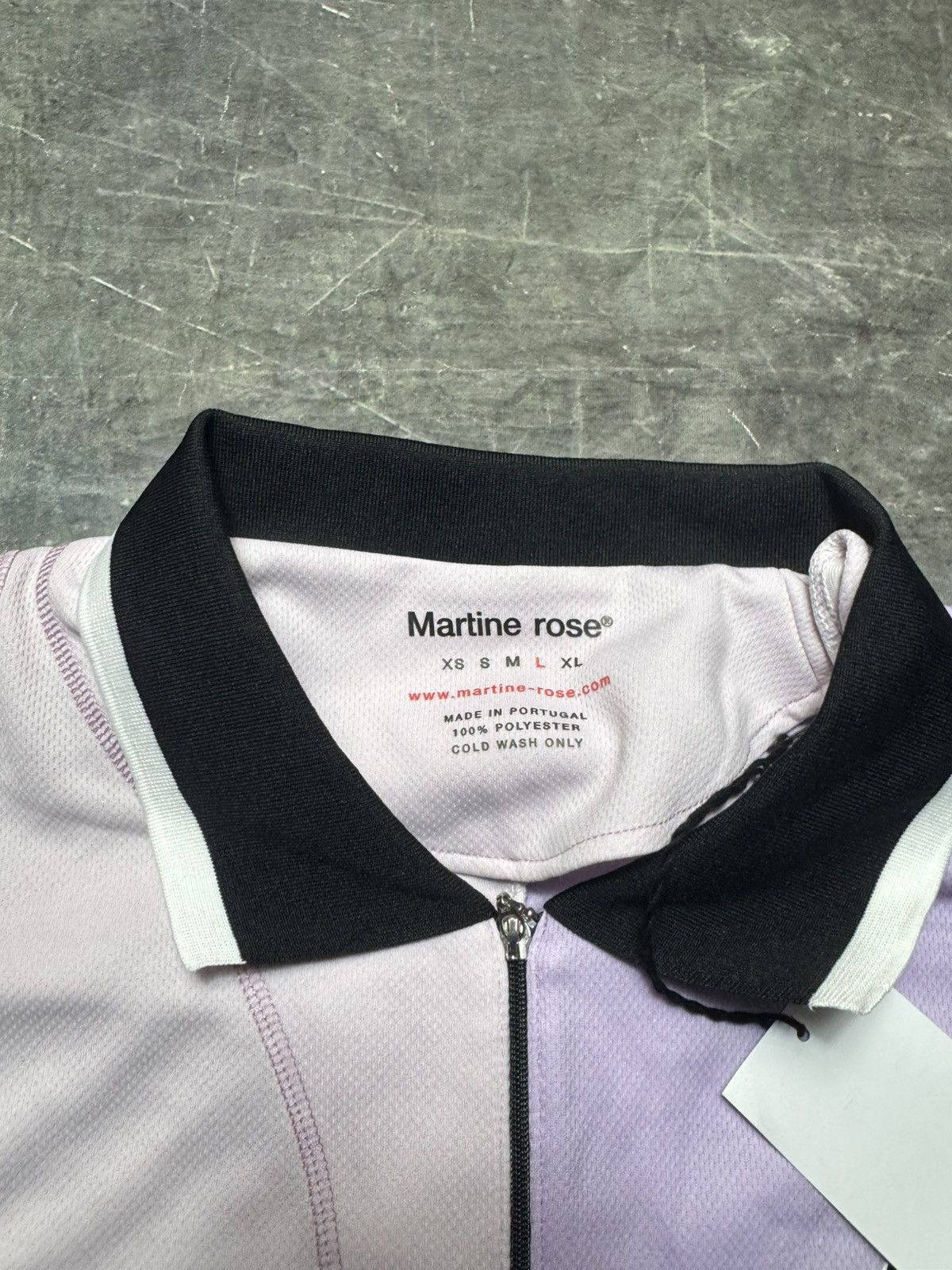 Martine Rose Martine Rose Half and Half Football Top in Pink Size US L / EU 52-54 / 3 - 8 Thumbnail