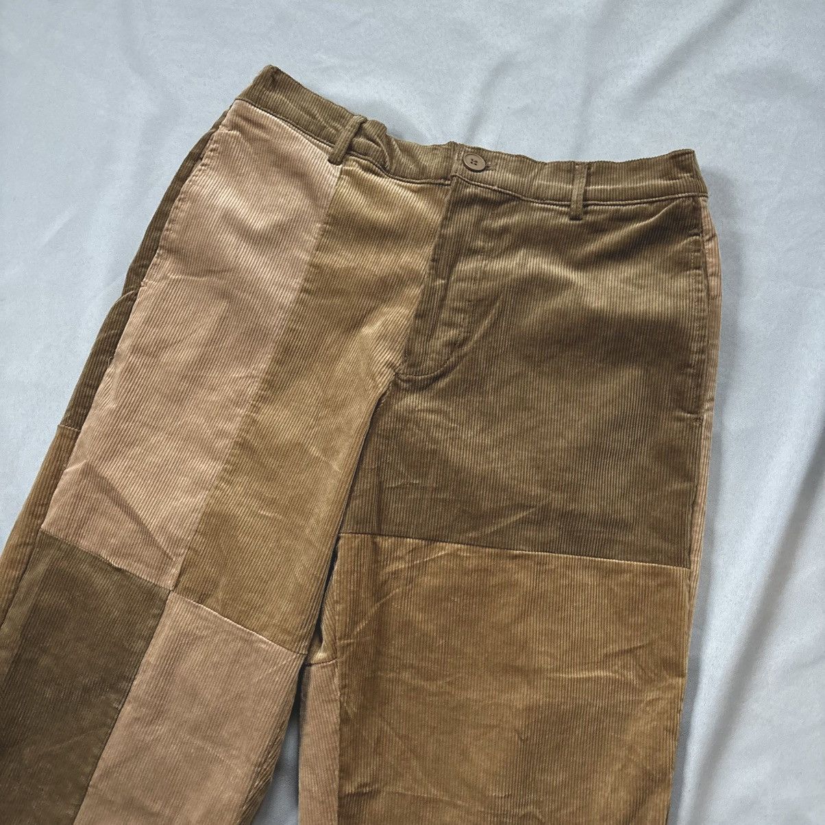Zara Zara corduroy pant multicolor 34 streetwear casual brown Size US 34 / EU 50 - 2 Thumbnail