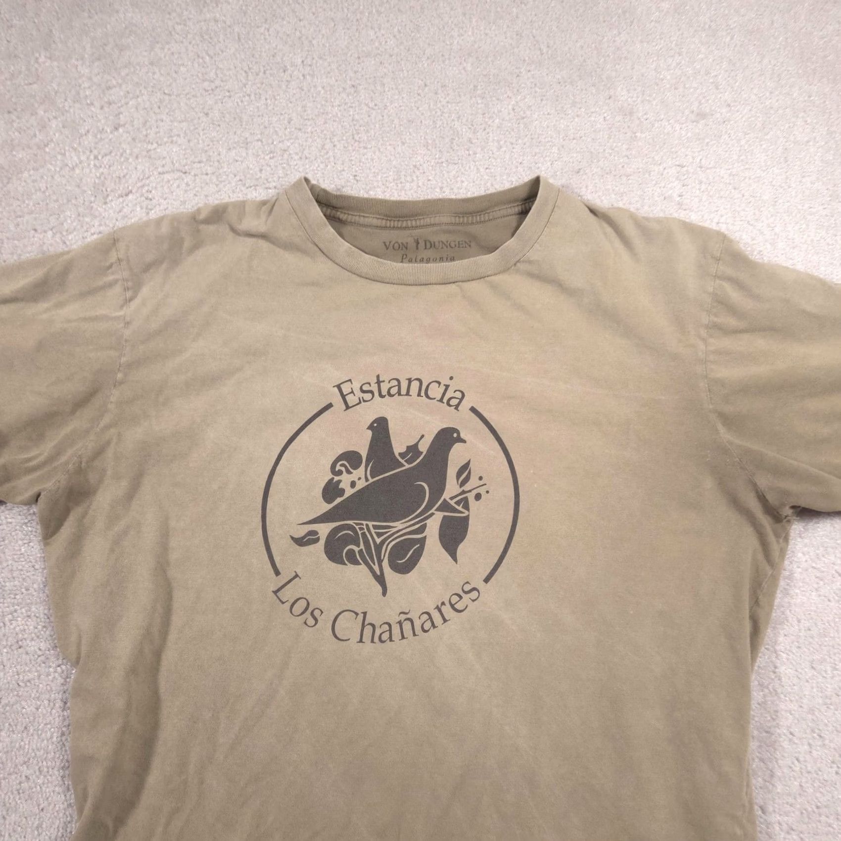 Vintage VINTAGE Von T Dungen Shirt Mens XL Beige Estancia Los Chañares Hunting Tee 1000 Club Size US XL / EU 56 / 4 - 3 Thumbnail