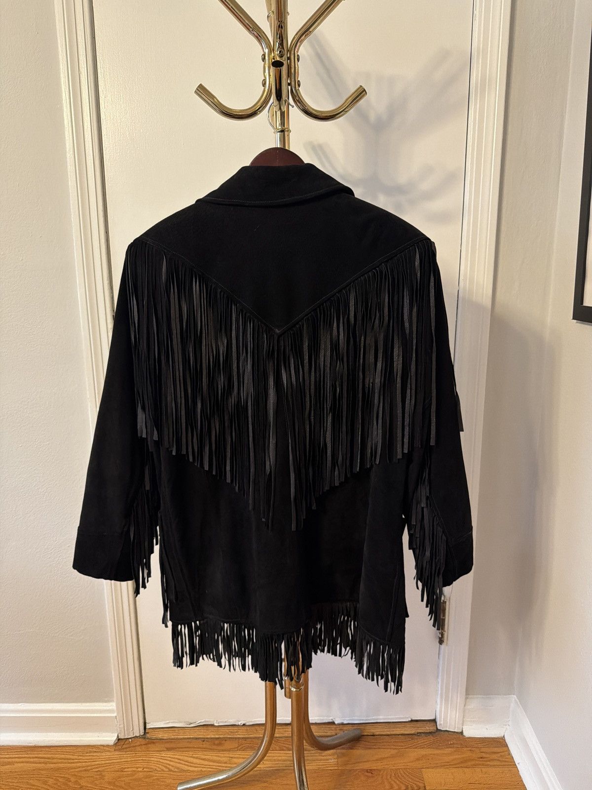 Vintage Vintage Cedars Suede Leather Fringe Western Jacket Size US M / EU 48-50 / 2 - 2 Thumbnail