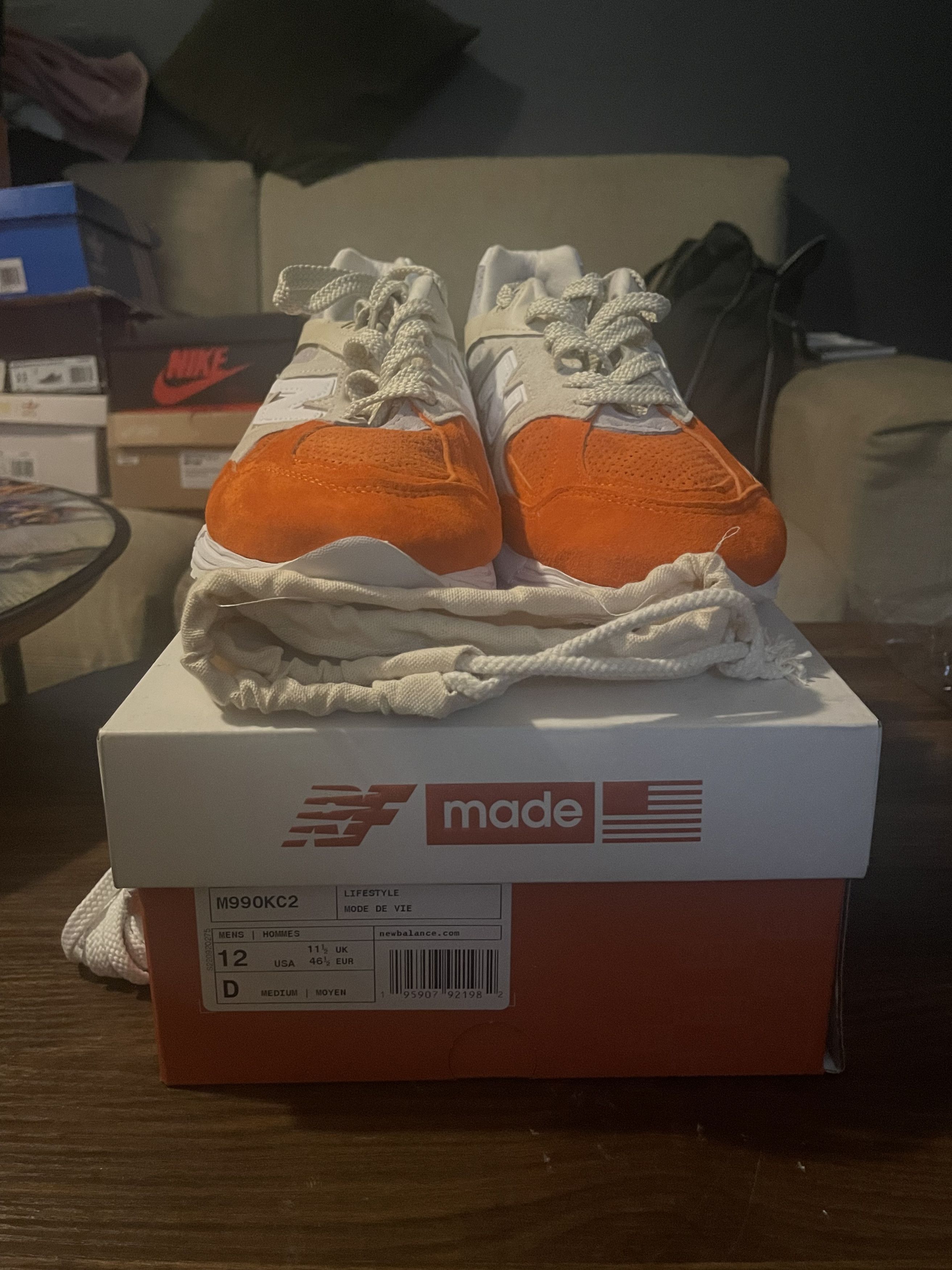 Kith × New Balance New Balance Kith x 990v2 Made in USA Cyclades size 12 Size US 12 / EU 45 - 2 Thumbnail