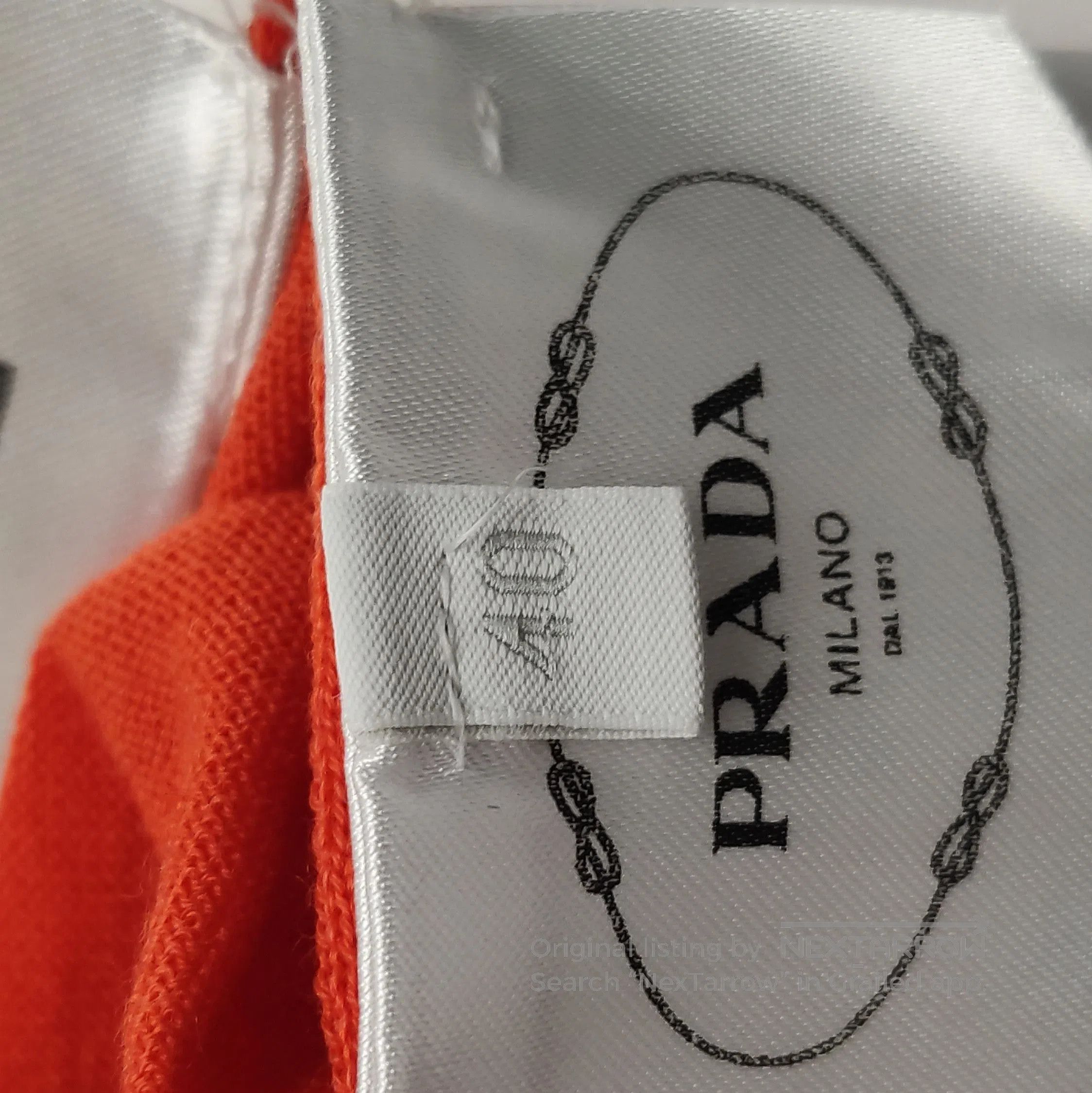 Prada Prada Orange Wool Turtleneck Sweater . Size M / US 6-8 / IT 42-44 - 5 Thumbnail