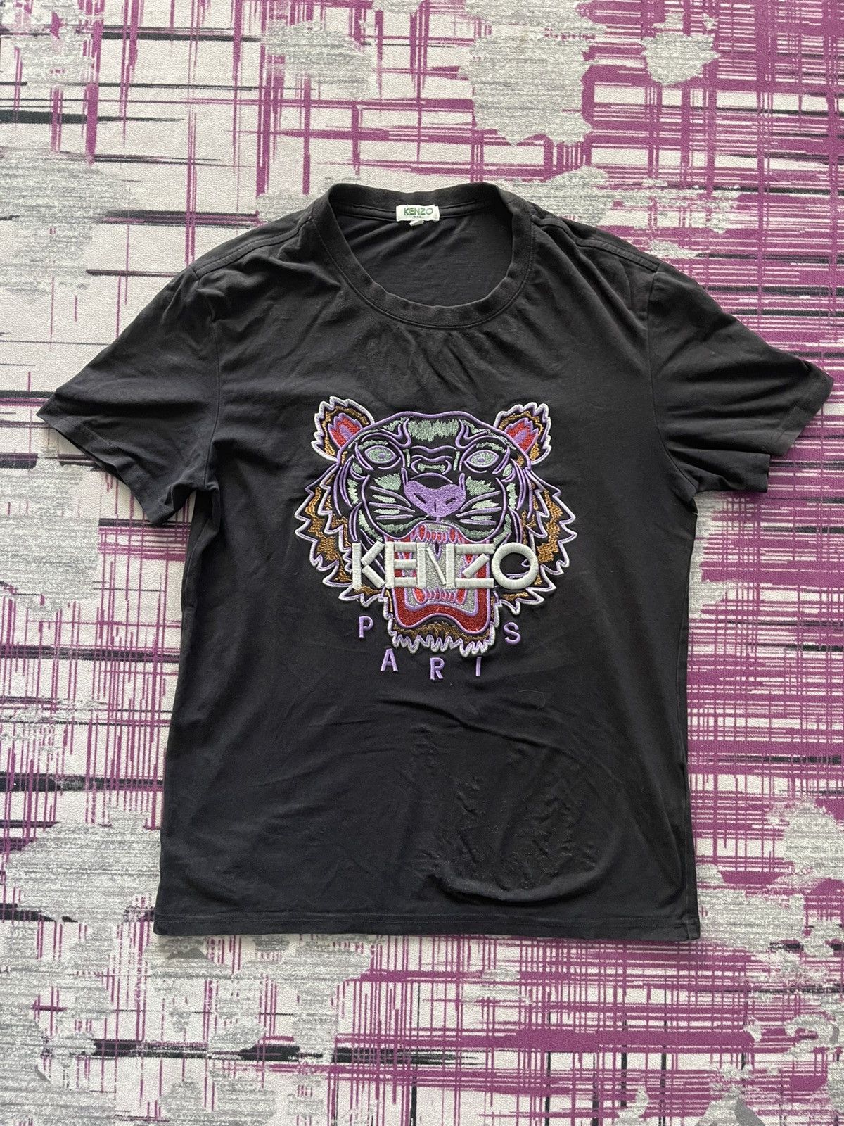 Kenzo KENZO PARIS EMBROIDERED TEE VERY RARE Size US S / EU 44-46 / 1 - 1 Thumbnail