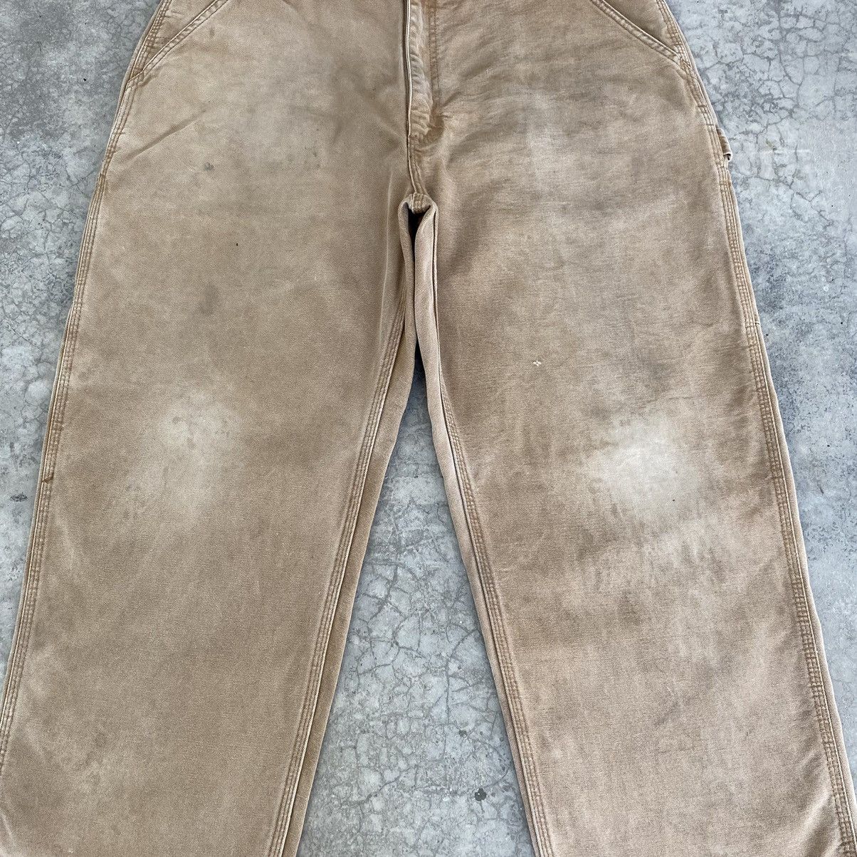 Carhartt Vintage Carhartt Faded Tan Dirty Carpenter Workwear Pants Size US 36 / EU 52 - 6 Thumbnail
