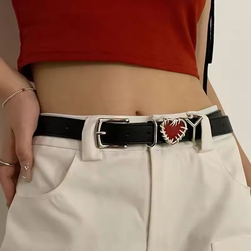 Other Creative Unisex Alloy Red Heart Belt Size ONE SIZE - 8 Thumbnail