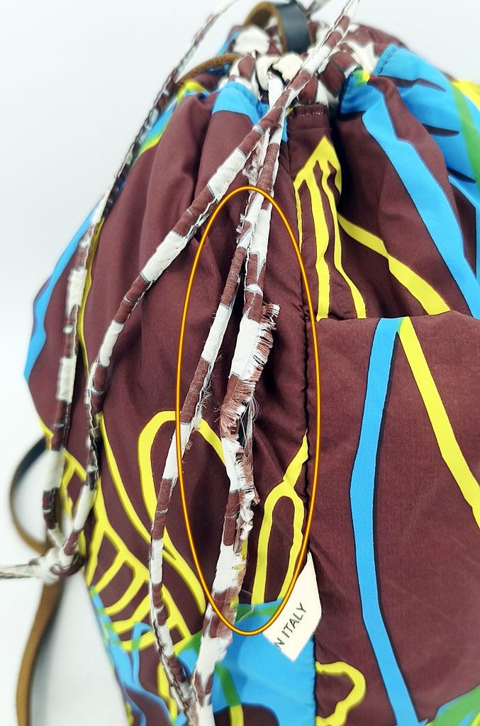 Marni MARNI reversible nylon floral drawstring backpack Size ONE SIZE - 9 Thumbnail