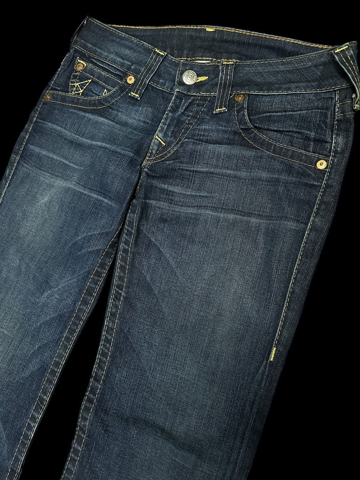 Japanese Brand FLARE 💥 True Religion BootCut Flare 💥 Size 31" - 4 Thumbnail
