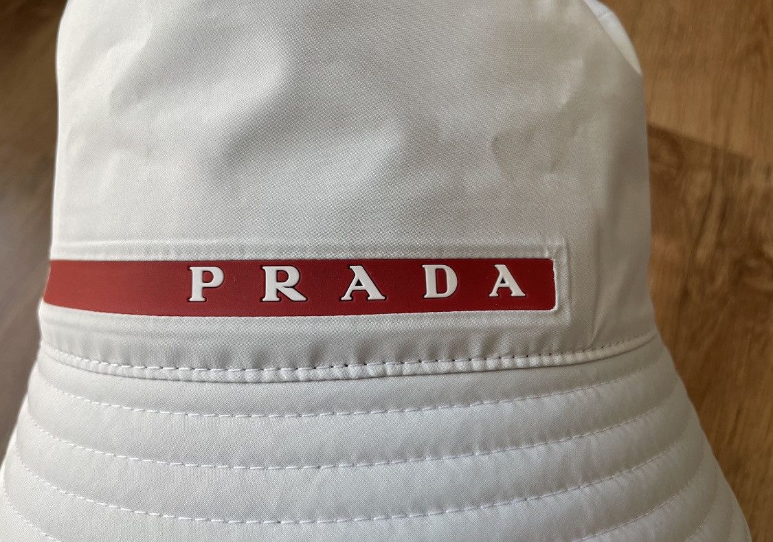 Prada Prada Linea Rosse Bucket Hat Size ONE SIZE - 2 Thumbnail