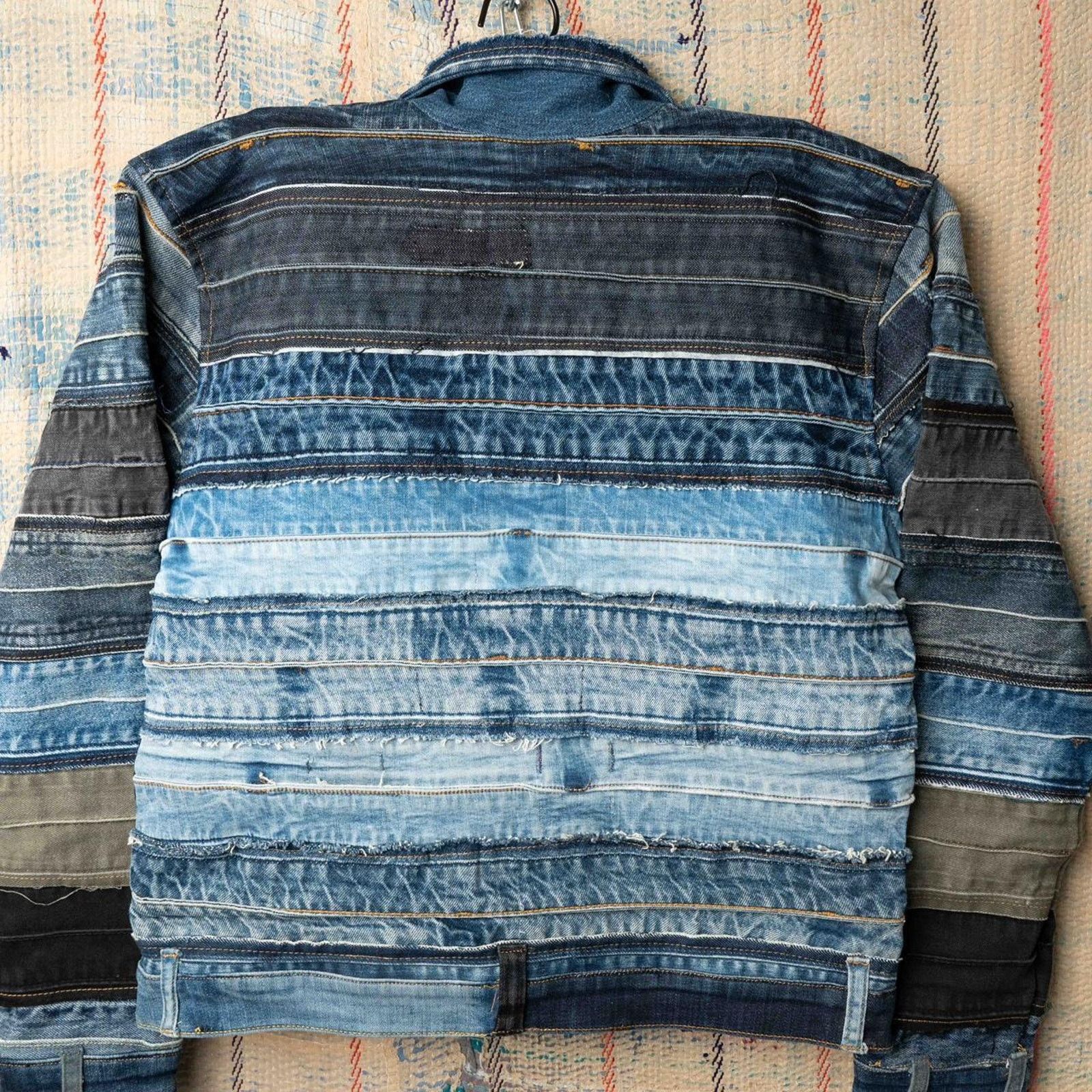 Levi's Custom upcycled levis denim jacket small Size US S / EU 44-46 / 1 - 2 Thumbnail