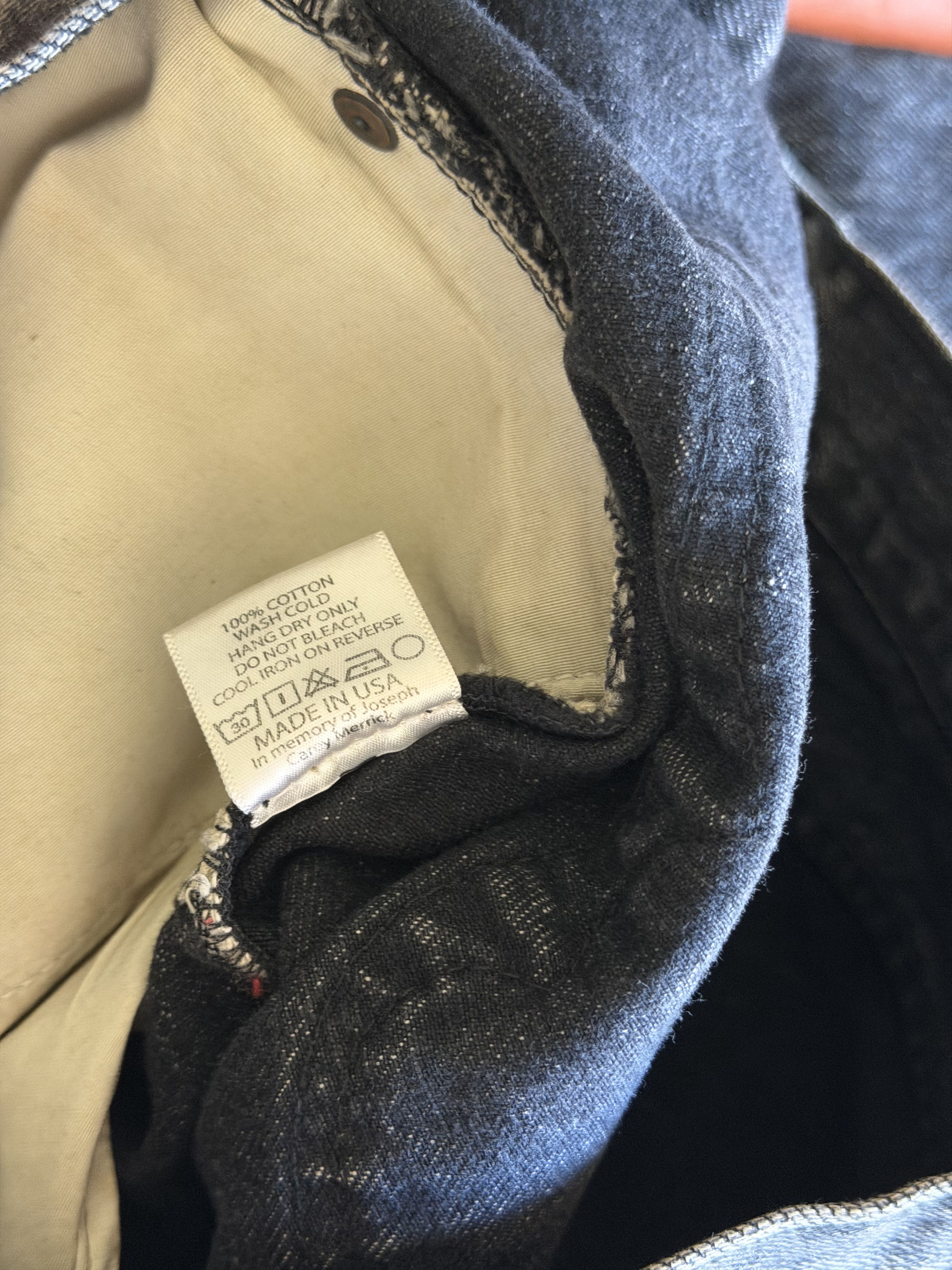 Brain Dead Brain Dead Type 01 13.2 oz Selvedge Denim Jeans in Black Size US 34 / EU 50 - 8 Thumbnail