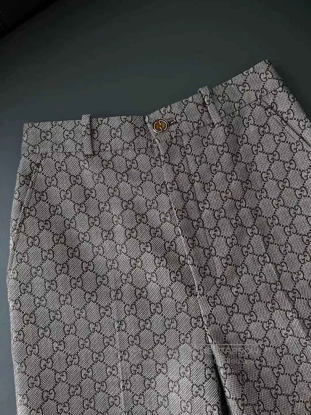 Gucci Gucci Logo Flared Loose Suit Pants. Size 37" - 4 Thumbnail