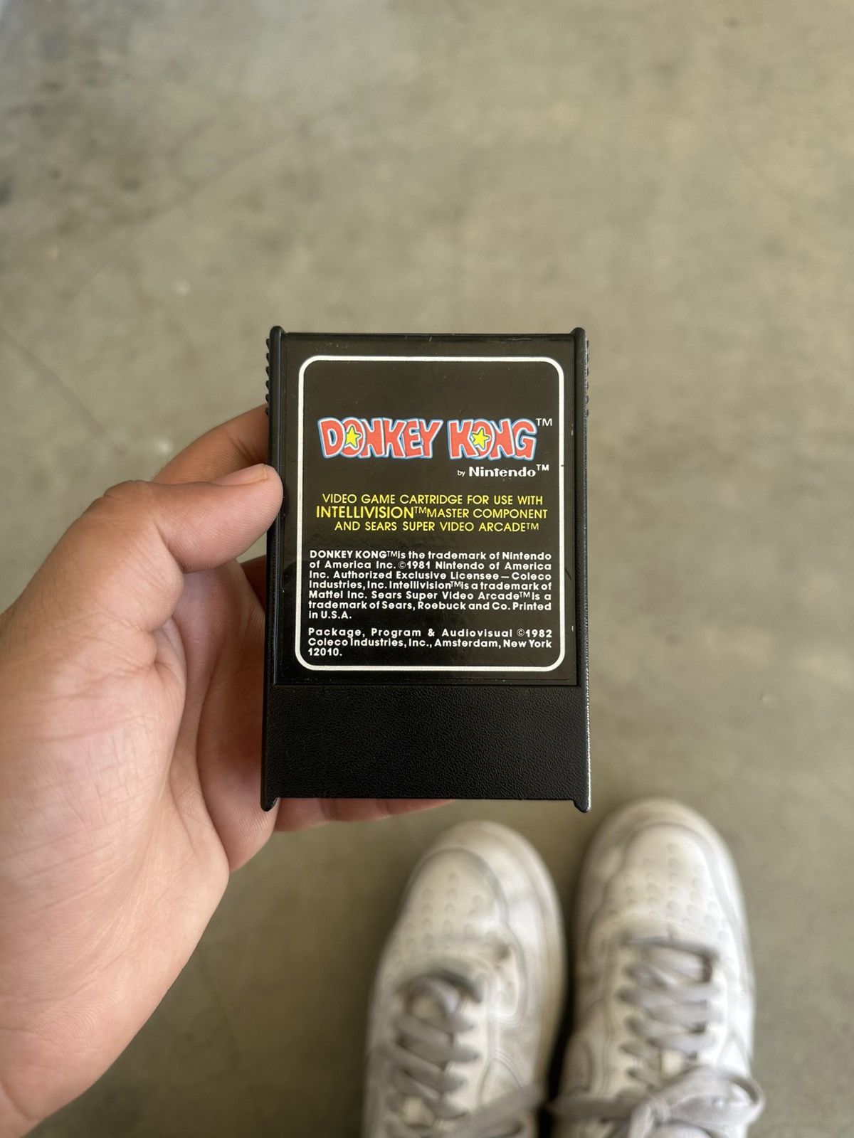 Nintendo Coleco Donky Kong Intellivision 1982 Video Game Donkey Kong Size ONE SIZE - 1 Thumbnail