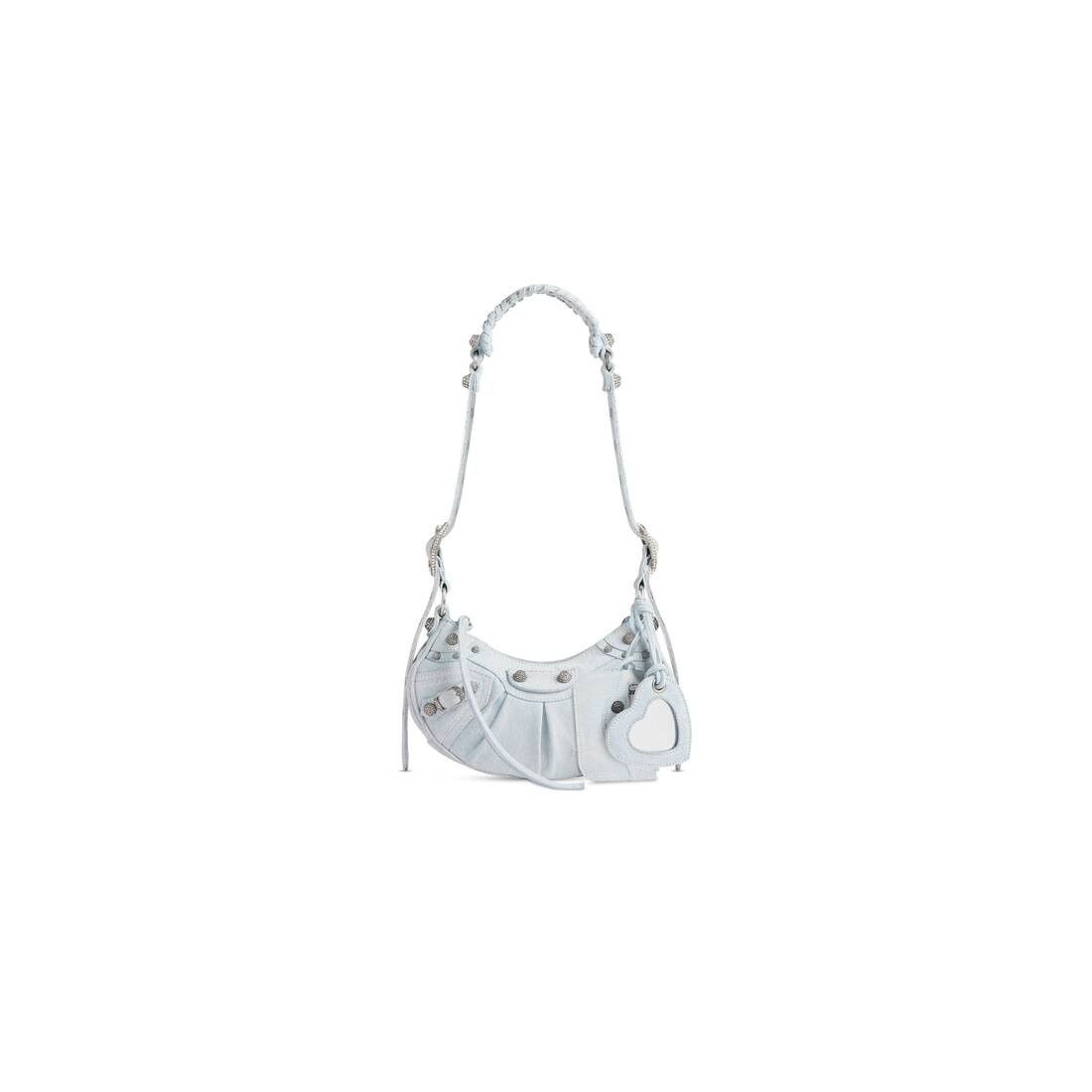 Balenciaga o1mt1gz0525 Size: OS / Le Cagole XS Shoulder Bag In Denim Size ONE SIZE - 2 Thumbnail