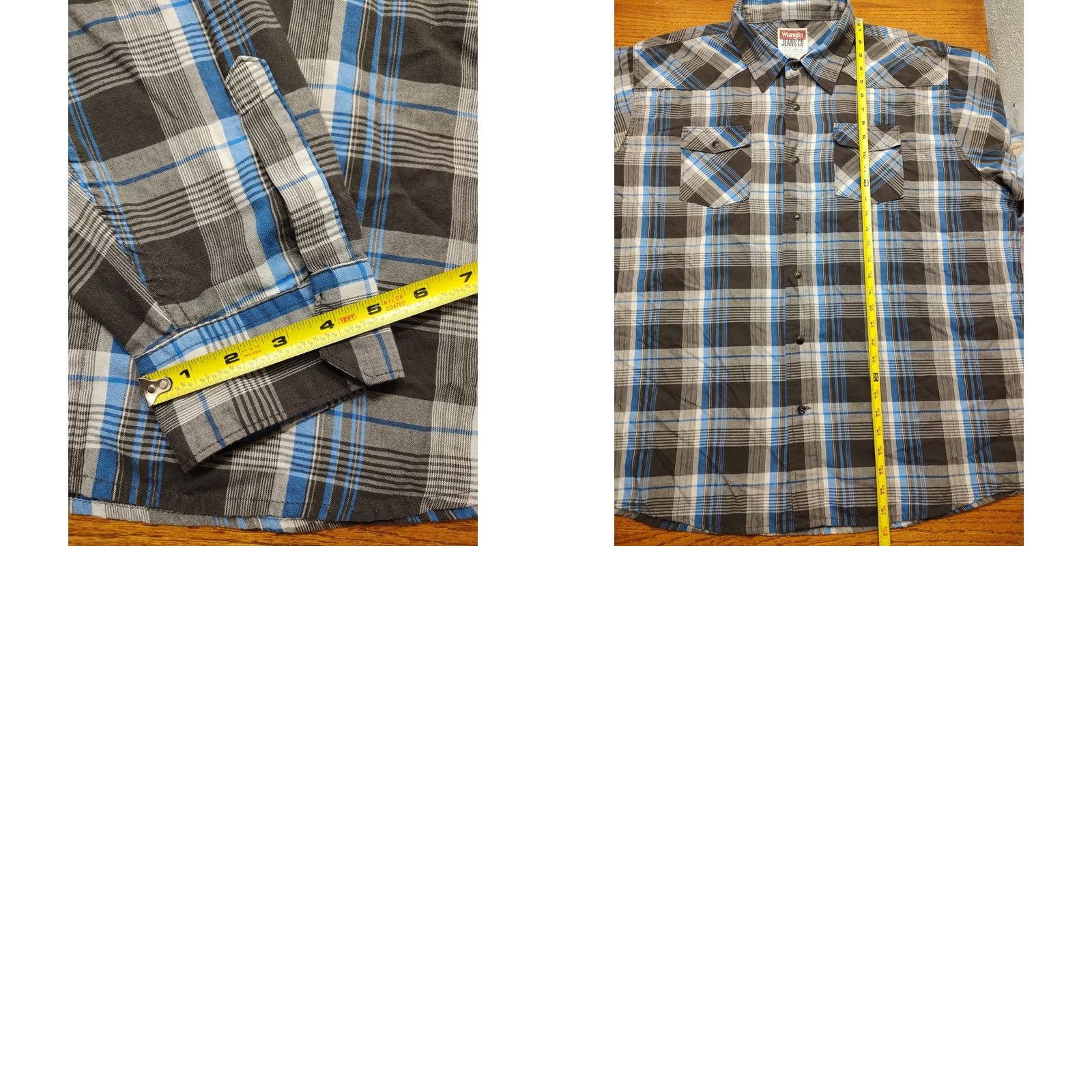 Wrangler VINTAGE Wrangler Shirt Mens 3XL Black Plaid Western Pearl Snap Cowboy Rodeo Button-Up Shirt Size US XXL / EU 58 / 5 - 8 Thumbnail